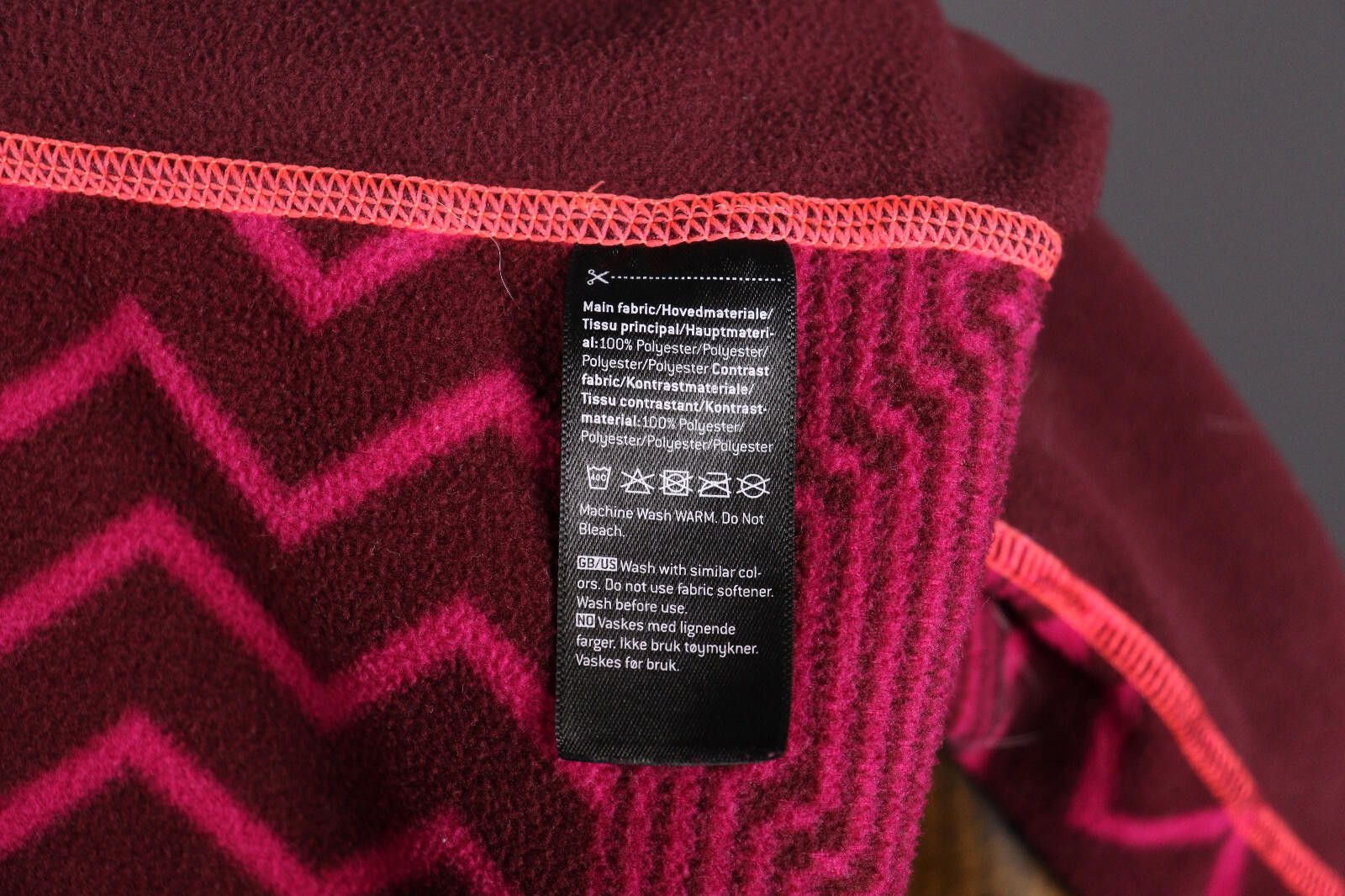 Designer Kari Traa Colorful Geometric Full Zip Fleece Jacket Size S Size L / US 10 / IT 46 - 12 Thumbnail