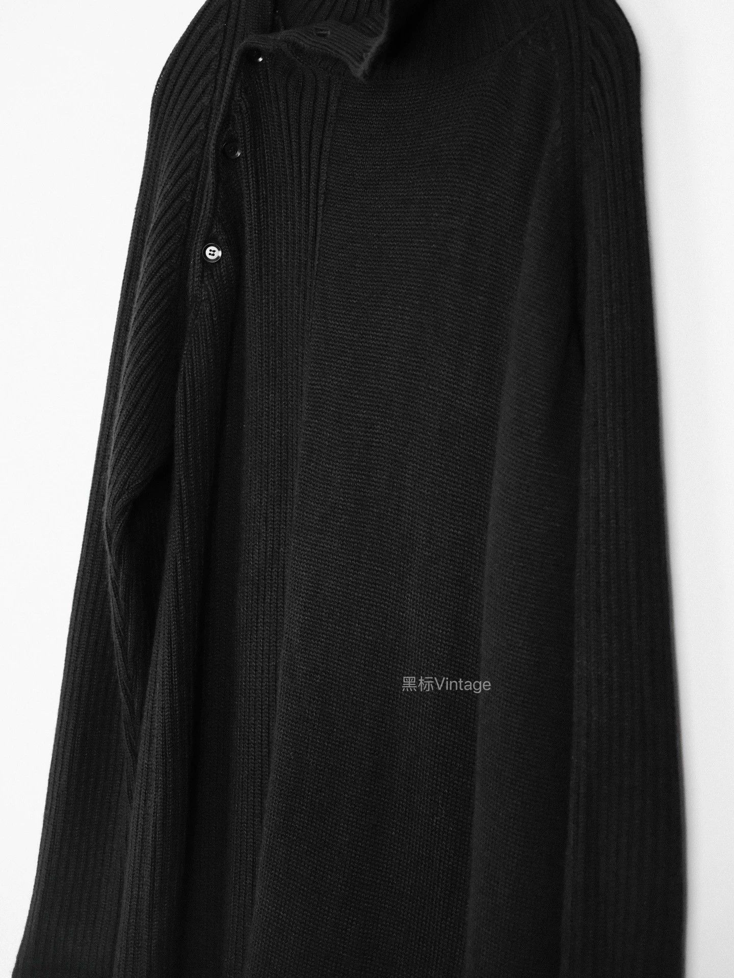 Yohji Yamamoto Yohji Yamamoto 19AW Vintage Asym Collar Sweater Women's Size XS / US 0-2 / IT 36-38 - 6 Thumbnail