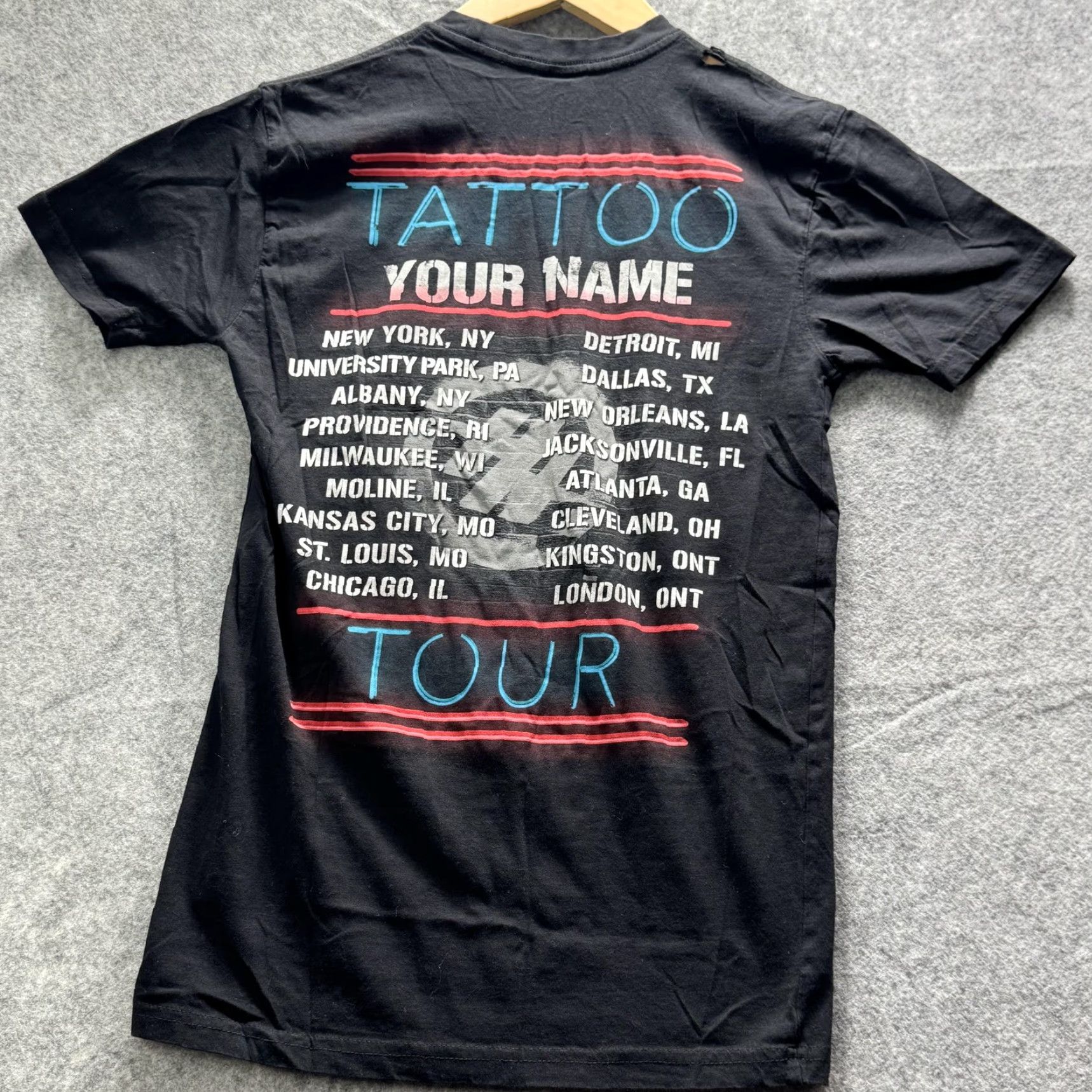 Hunter Hunter Hayes Shirt Mens Small Black Tattoo Your Name Tour Graphic Tee FM Rocks Size US S / EU 44-46 / 1 - 7 Thumbnail