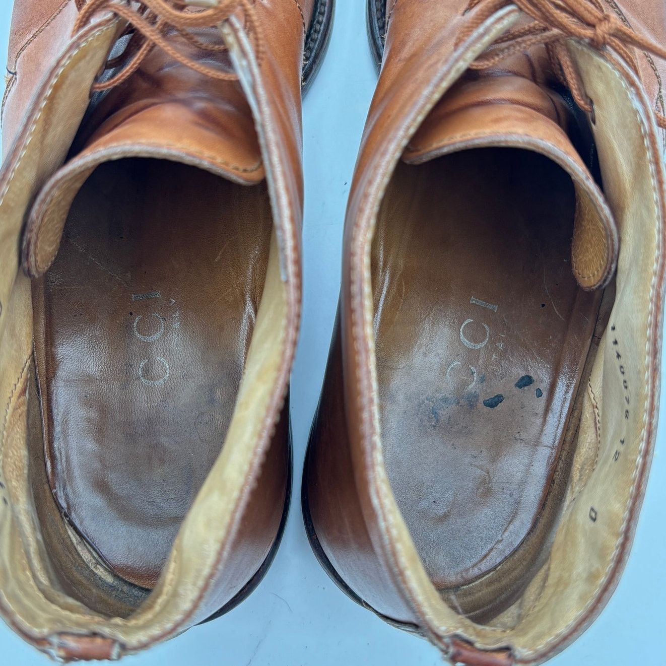 Gucci Gucci Brown Leather Desert Chukka Boots Men's 12D Size US 12 / EU 45 - 9 Thumbnail