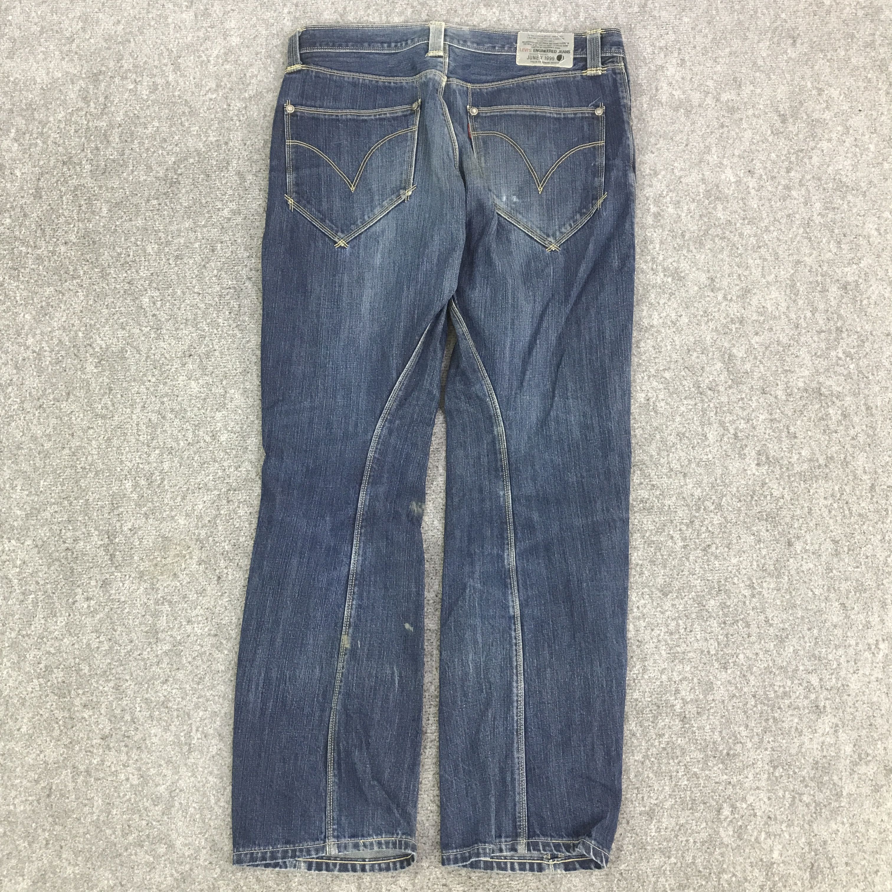 Levi's Vintage Clothing DENIM LEVIS DISTRESSED PANTS JEANS k118b9 Size US 33 - 4 Thumbnail