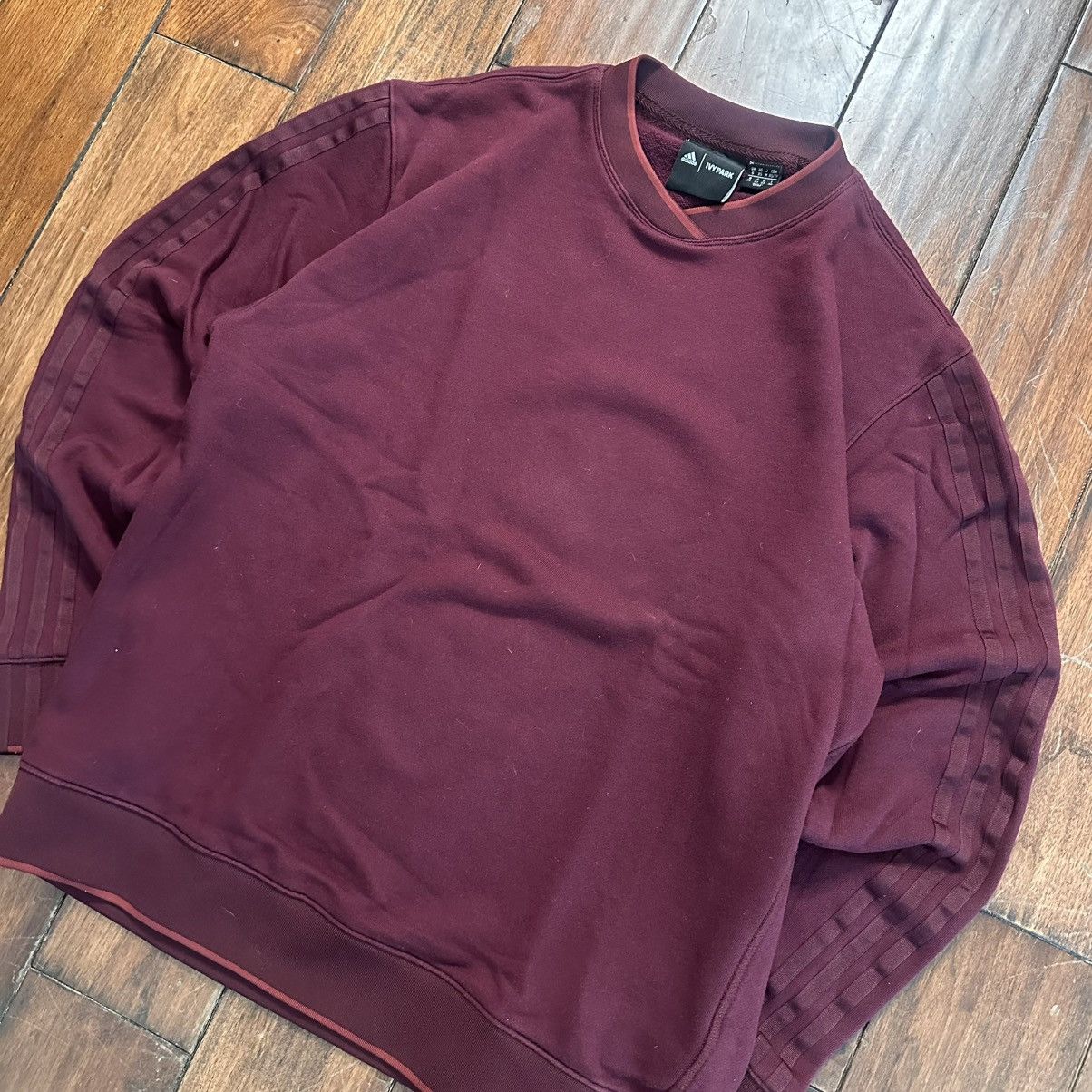 Adidas × Ivy Park adidas ivy park burgundy crewneck Size US S / EU 44-46 / 1 - 3 Thumbnail