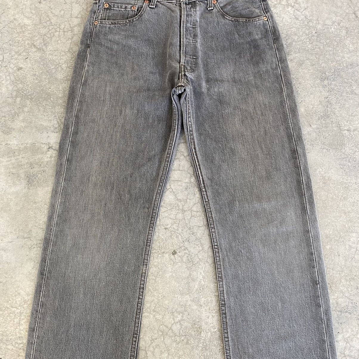 Levi's Vintage Late 90’s Levis 501 Ash Grey Jeans Size US 31 - 5 Thumbnail