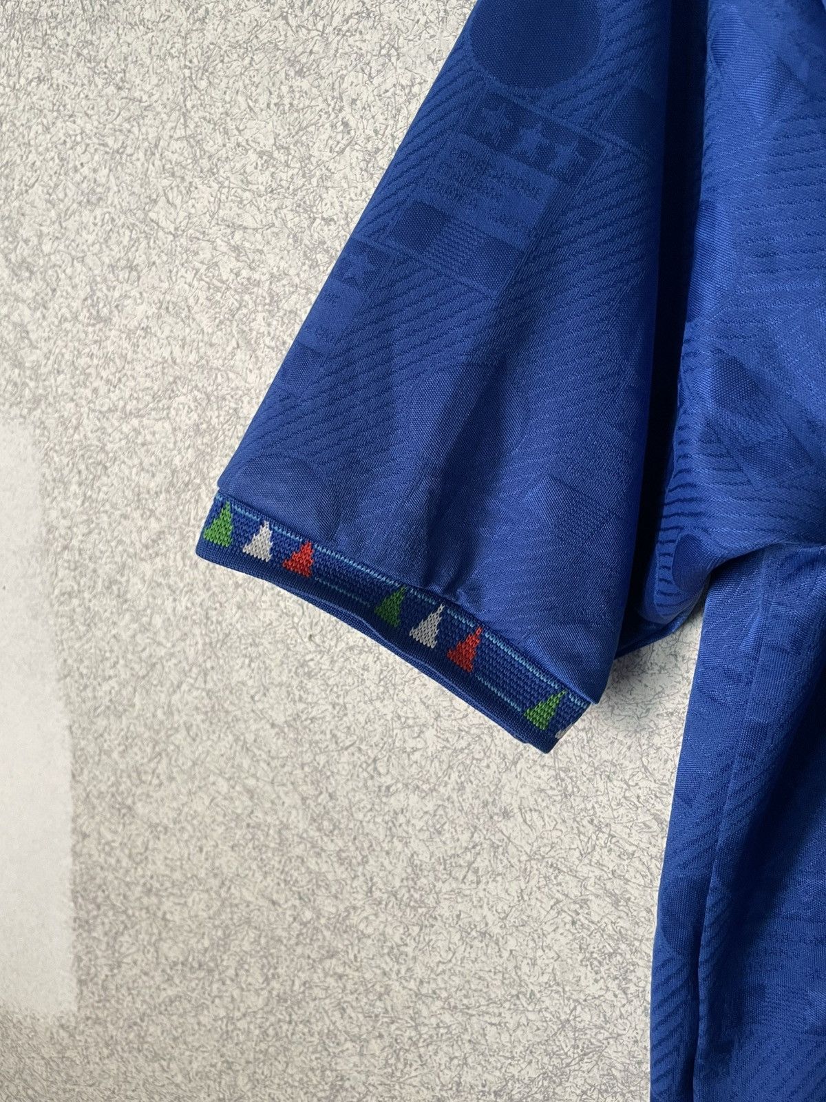 Diadora × Vintage Italy 1993 - 1994 Home football Diadora Match Worn shirt Size US L / EU 52-54 / 3 - 4 Thumbnail