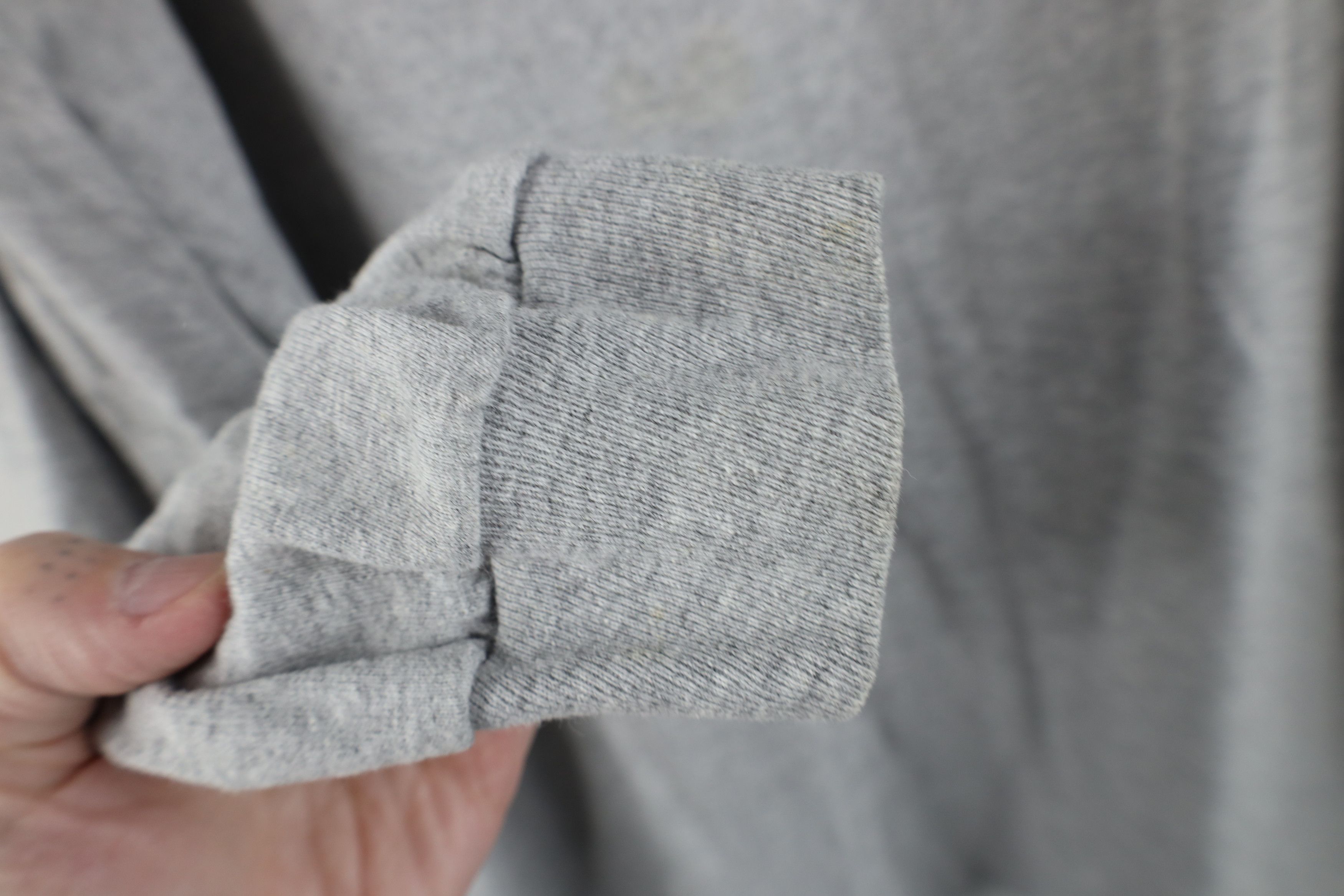 Vintage Vintage 90s University of Michigan Long Sleeve T-Shirt Gray Size US L / EU 52-54 / 3 - 12 Thumbnail