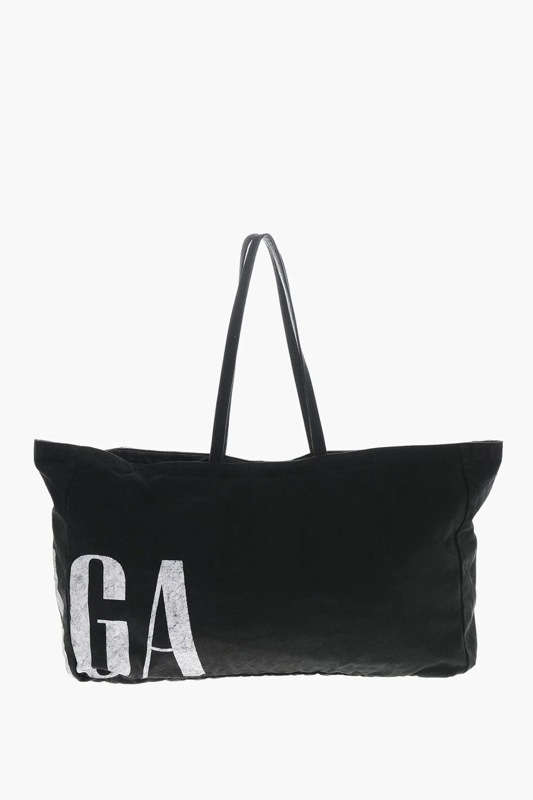 Balenciaga og1mm0326 Size: OS / Maxi Cotton Tote Bag in Black Size ONE SIZE - 2 Thumbnail