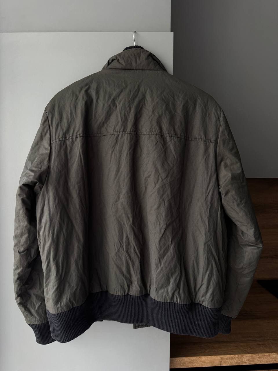 Yves Saint Laurent 90S YSL Logo Gradient Cotton Nylon Warm Jacket Vintage Size US M / EU 48-50 / 2 - 7 Thumbnail