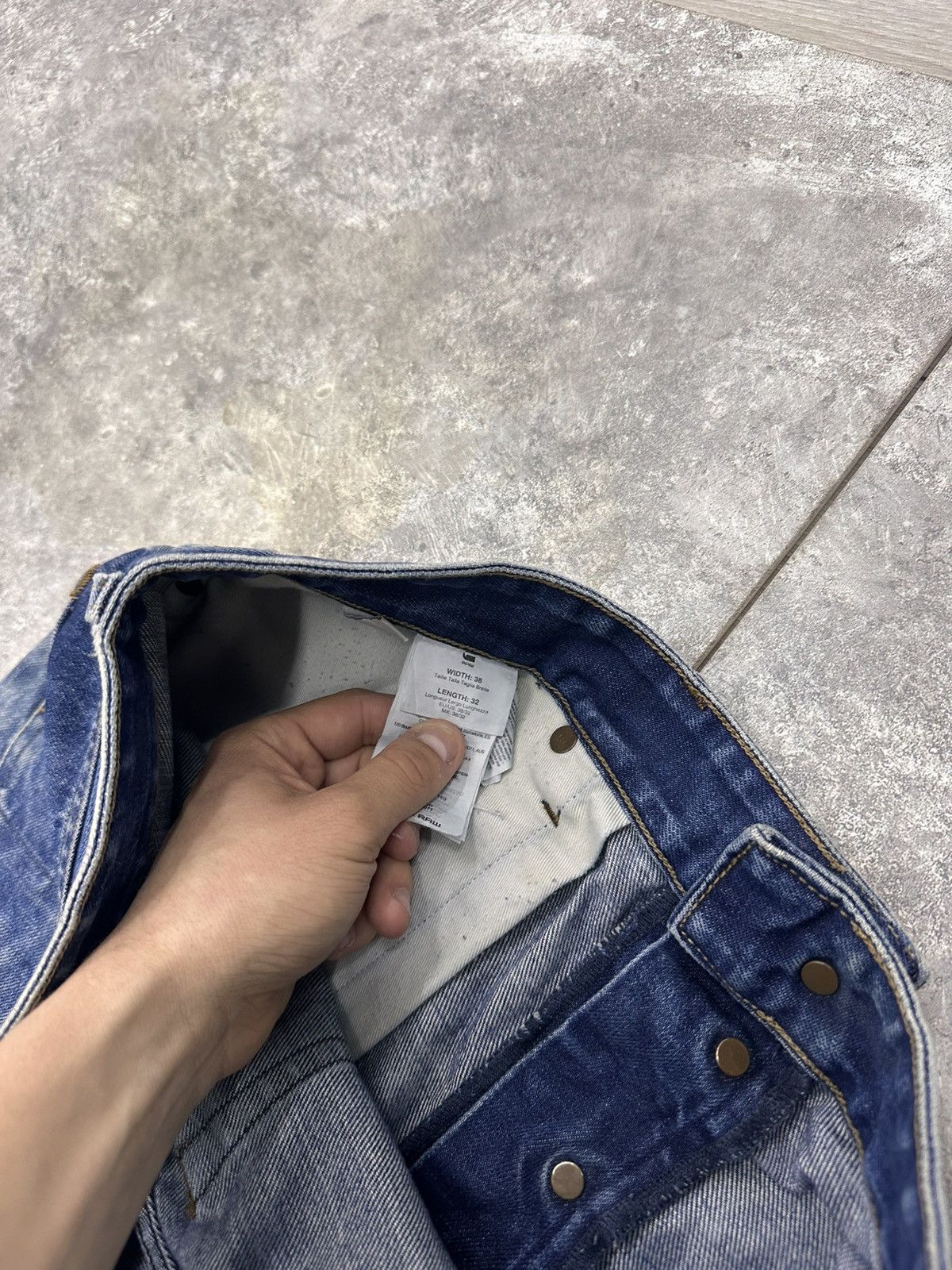 If Six Was Nine G-Star Raw 3301 Distressed Y2K If Six Was Nine Style Jeans Size US 38 / EU 54 - 7 Thumbnail