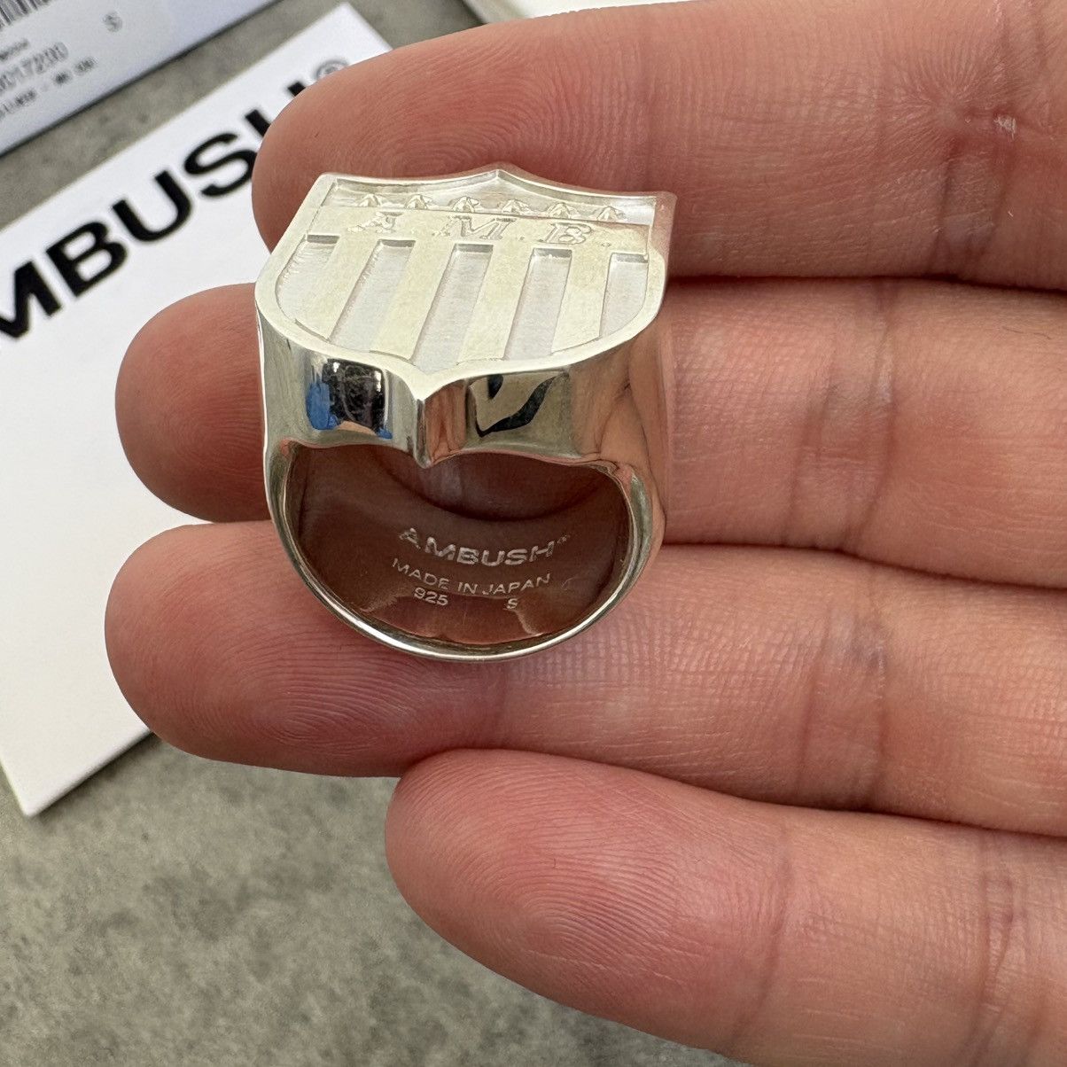 Ambush Design AMBUSH Varsity Shield ring Made in Japan Silver 925 Size ONE SIZE - 8 Thumbnail