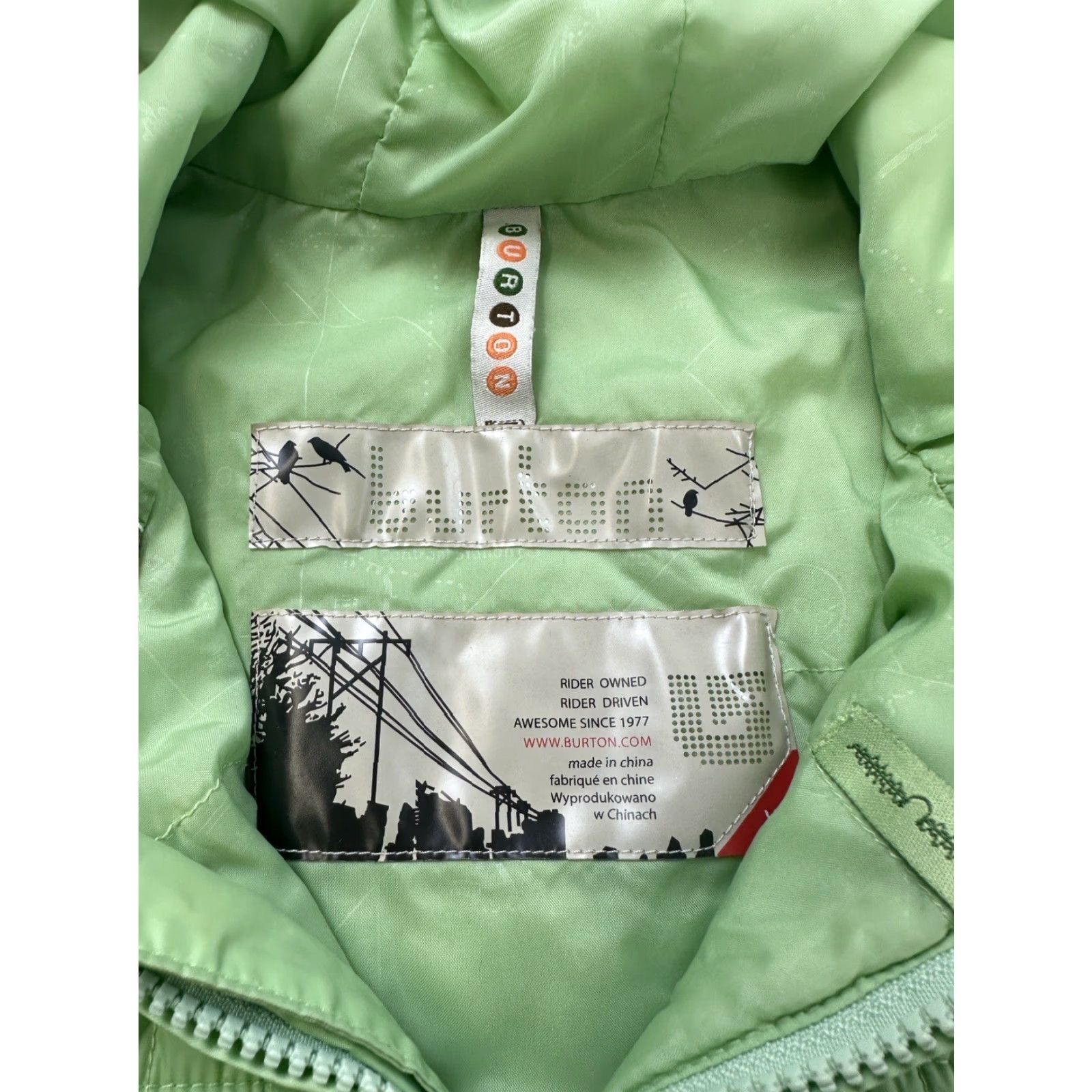 Burton Burton Jacket Women’s XS Green Insulated Winter Hooded Ski Snowboard Size XS / US 0-2 / IT 36-38 - 6 Thumbnail