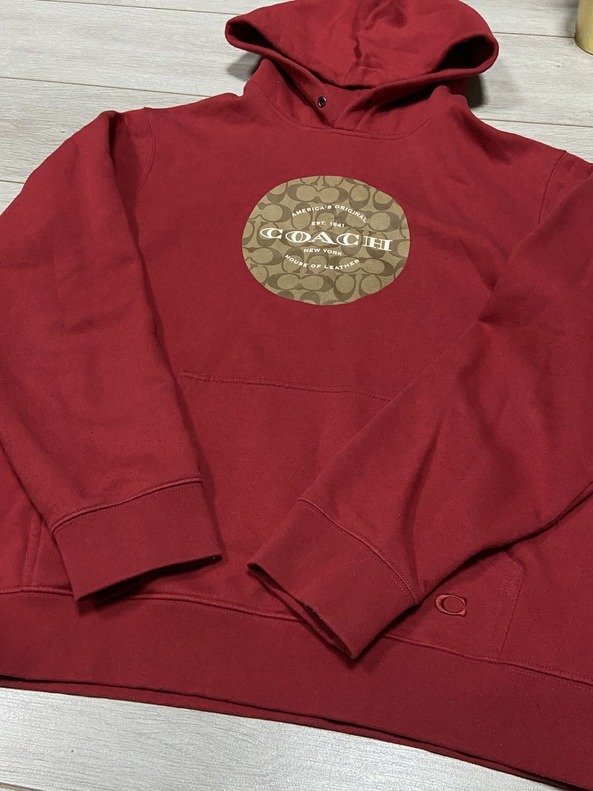 Coach Coach CC Hoodie big logo Size US L / EU 52-54 / 3 - 5 Thumbnail