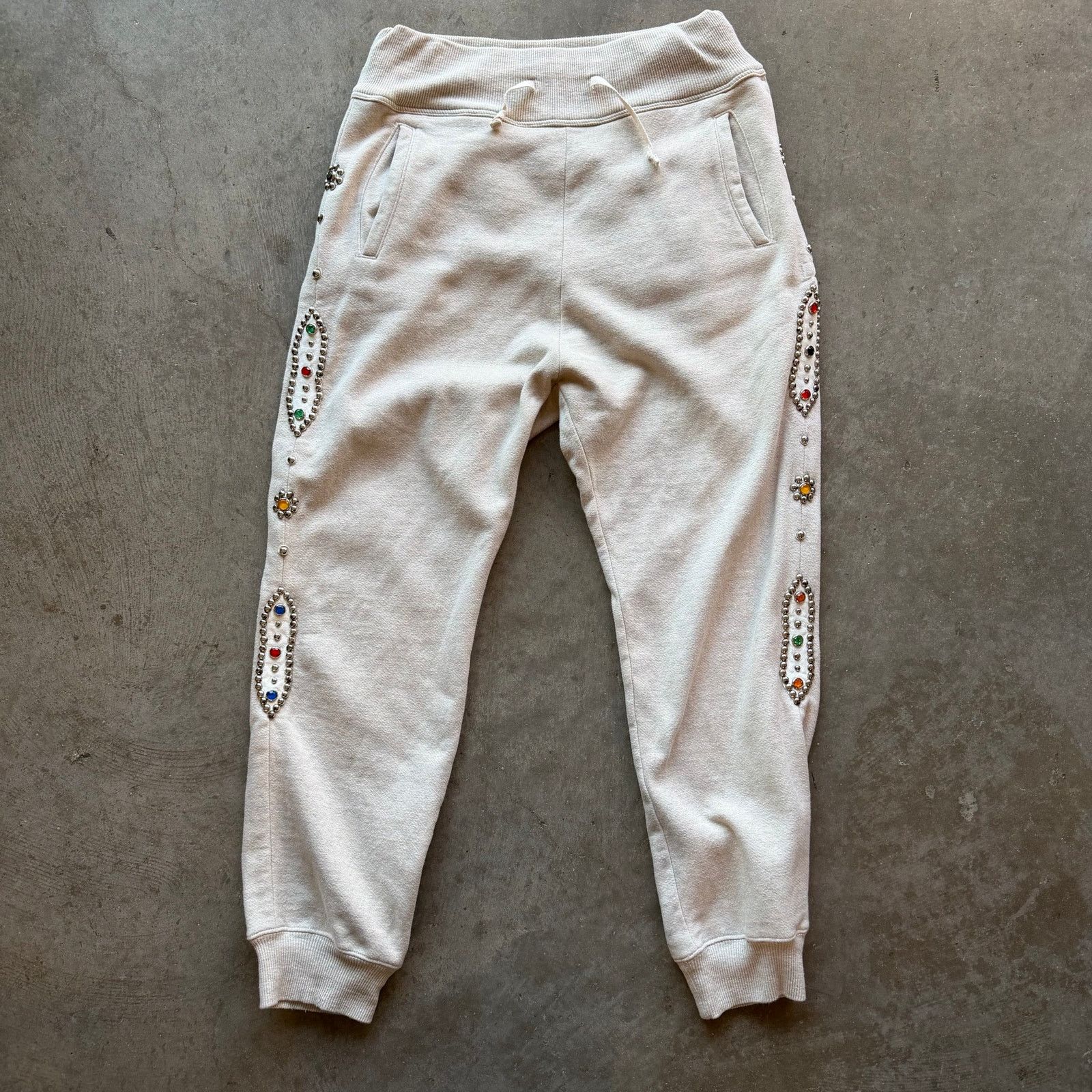 Kapital Kapital Rhinestone Sweatpants Size US 34 / EU 50 - 1 Thumbnail