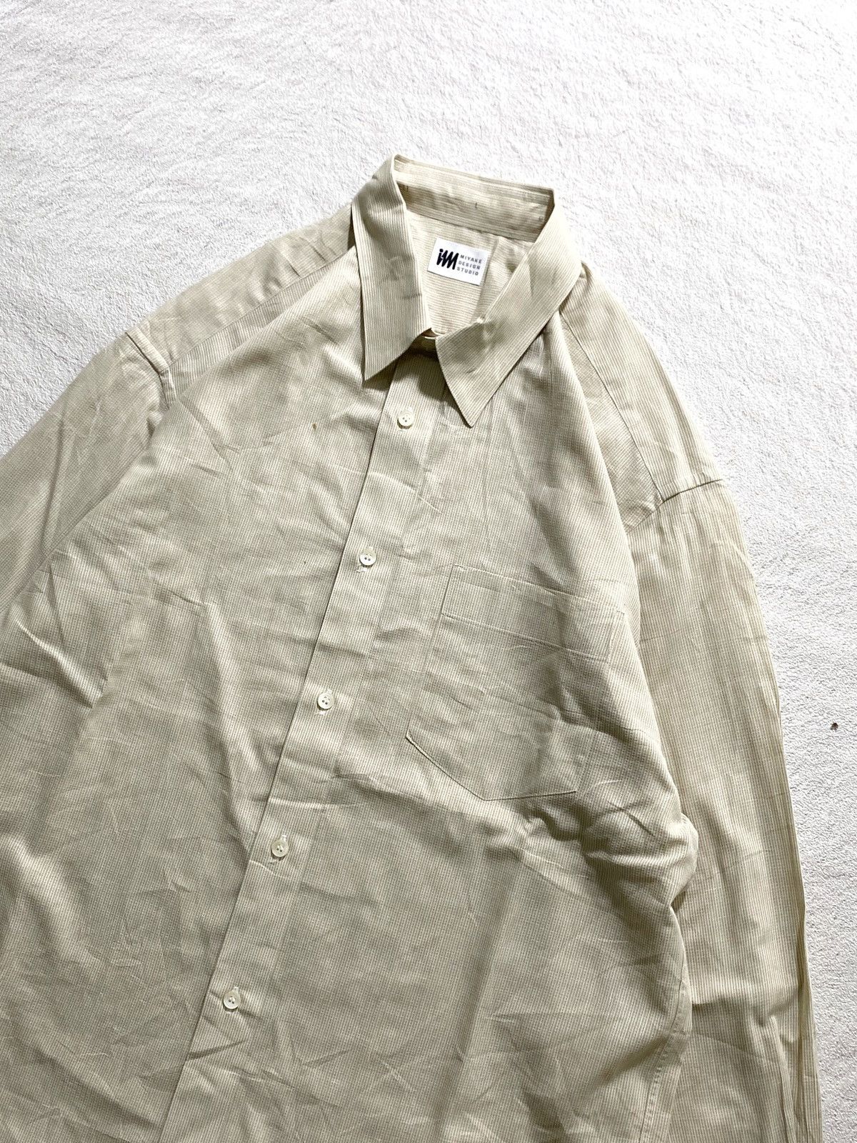 Issey Miyake × Japanese Brand × Vintage RARE ❤️‍🔥 ISSEY MIYAKE DESIGN STUDIO SHIRT Size US L / EU 52-54 / 3 - 4 Thumbnail