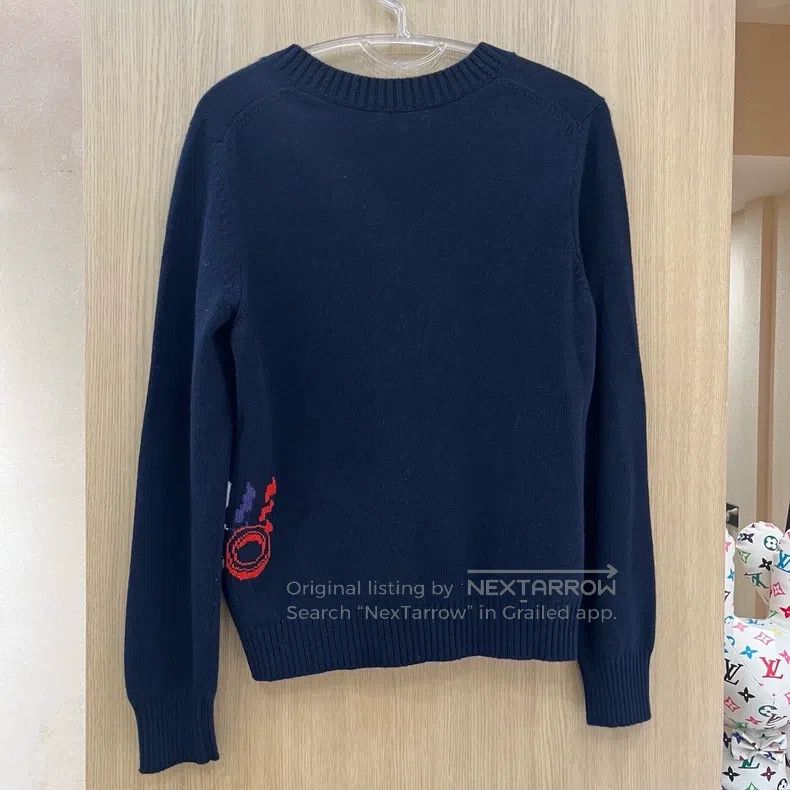 Chanel Chanel Blue cashmere sweater Size S / US 4 / IT 40 - 3 Thumbnail