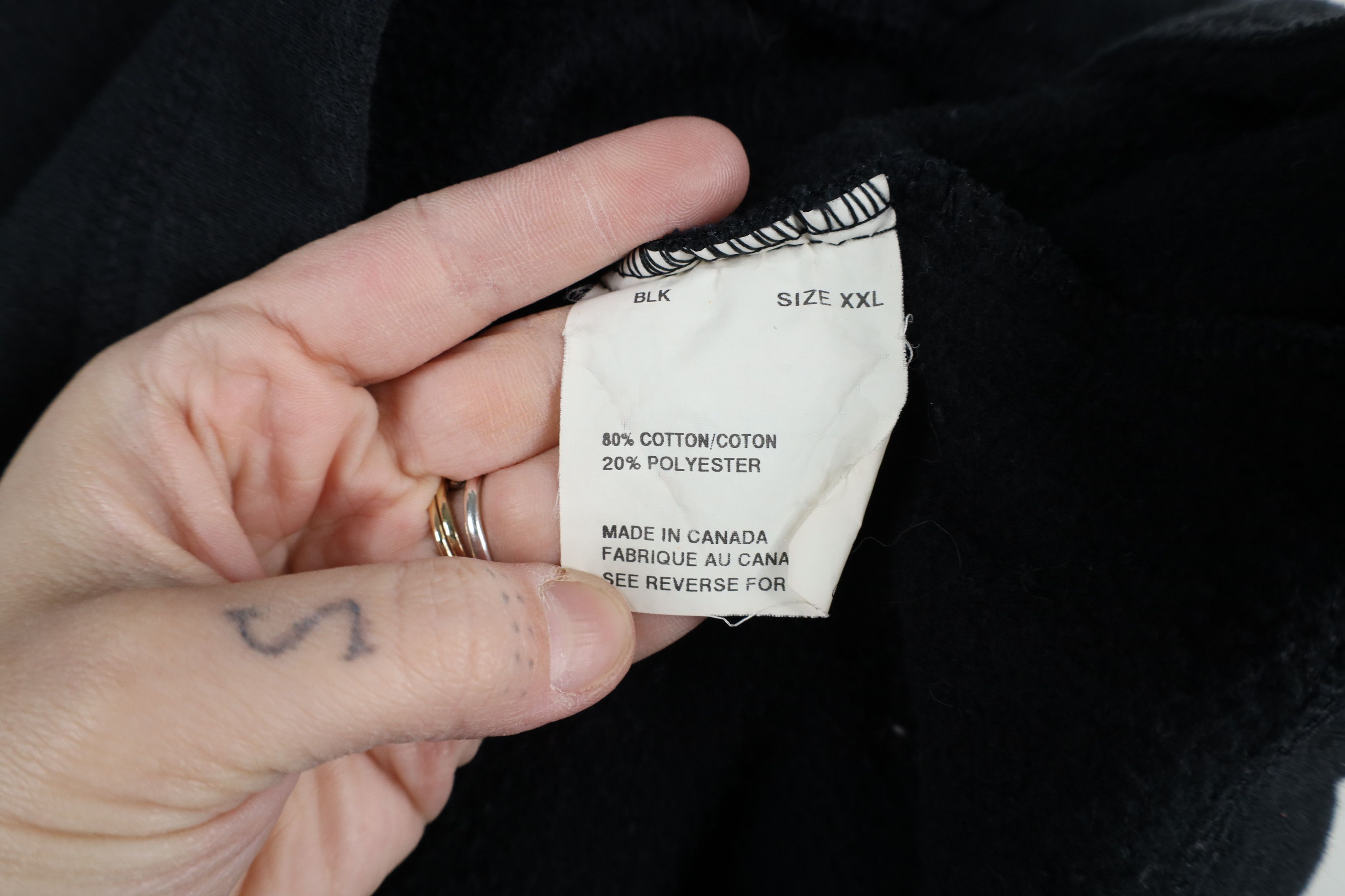 Vintage × Woolrich Woolen Mills Vintage 90s Woolrich Half Zip Pullover Sweatshirt Black Size US XXL / EU 58 / 5 - 7 Thumbnail