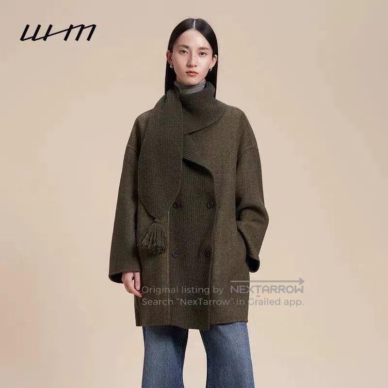 Other olive green wool double-sided coat. Size US M / EU 48-50 / 2 - 6 Thumbnail