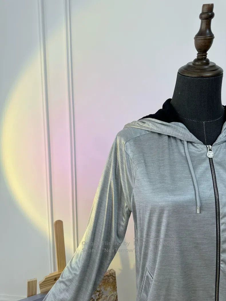 Chanel Chanel Thin silver jacket Size XS / US 0-2 / IT 36-38 - 4 Thumbnail