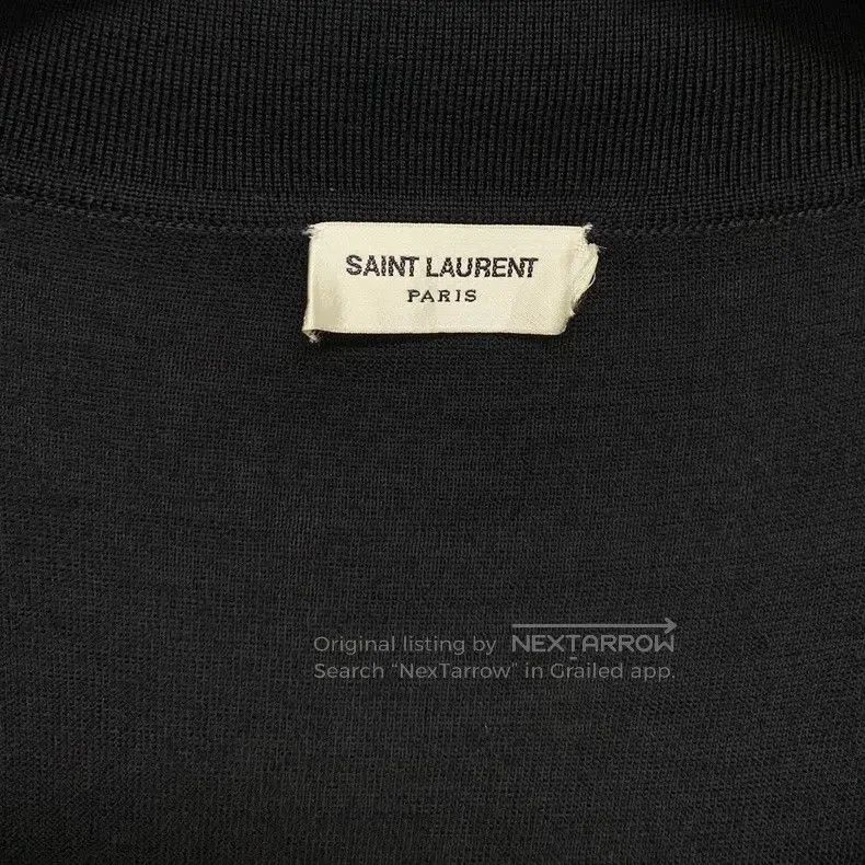 Saint Laurent Paris Saint Laurent Paris Black Polo Neck Knit Sweater Size US L / EU 52-54 / 3 - 7 Thumbnail