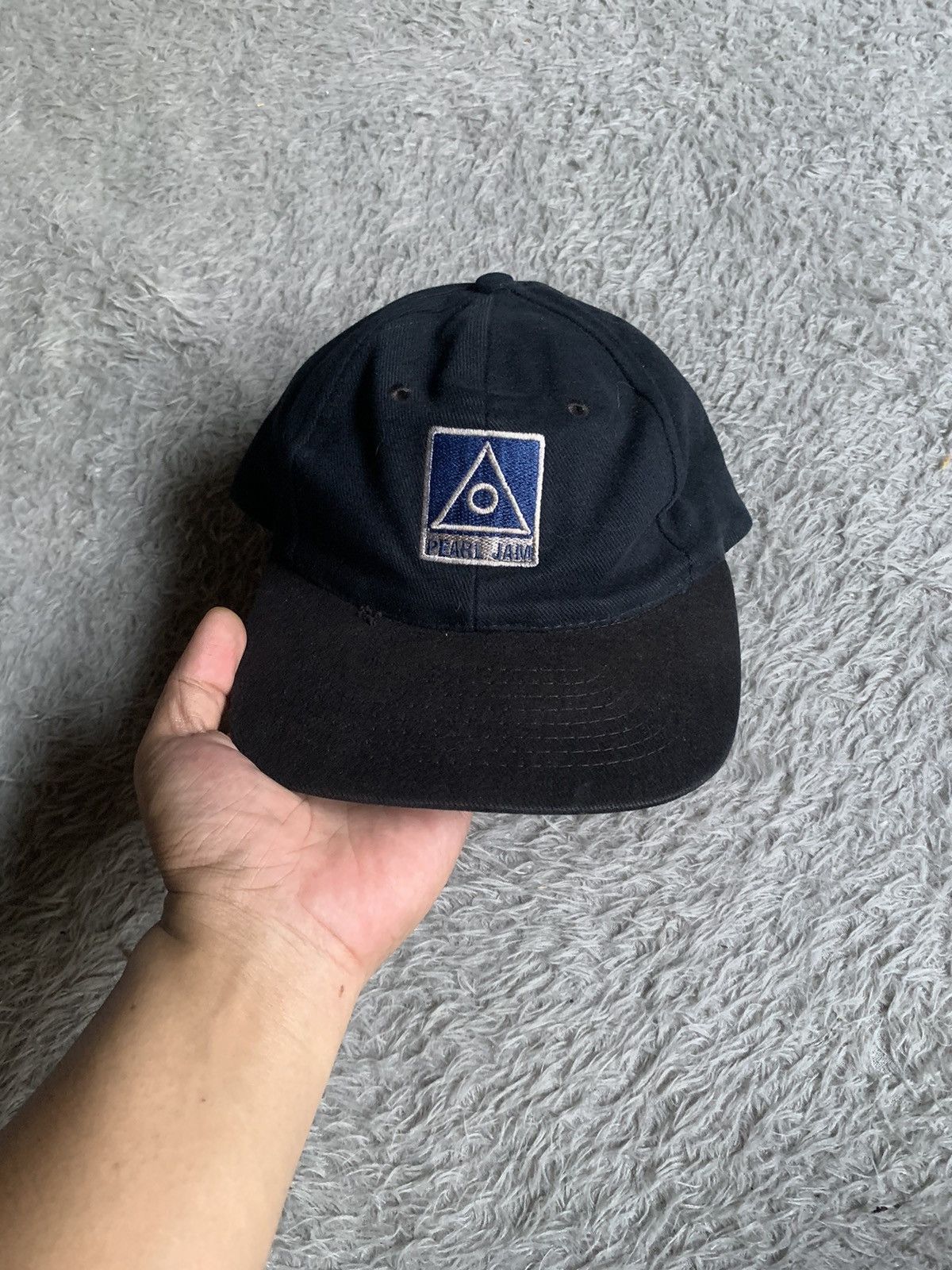 Rare Vintage 90s Grunge Pearl Jam Black Hat With Purple Text pearl jam vintage tee - TikTok Shop main image 4
