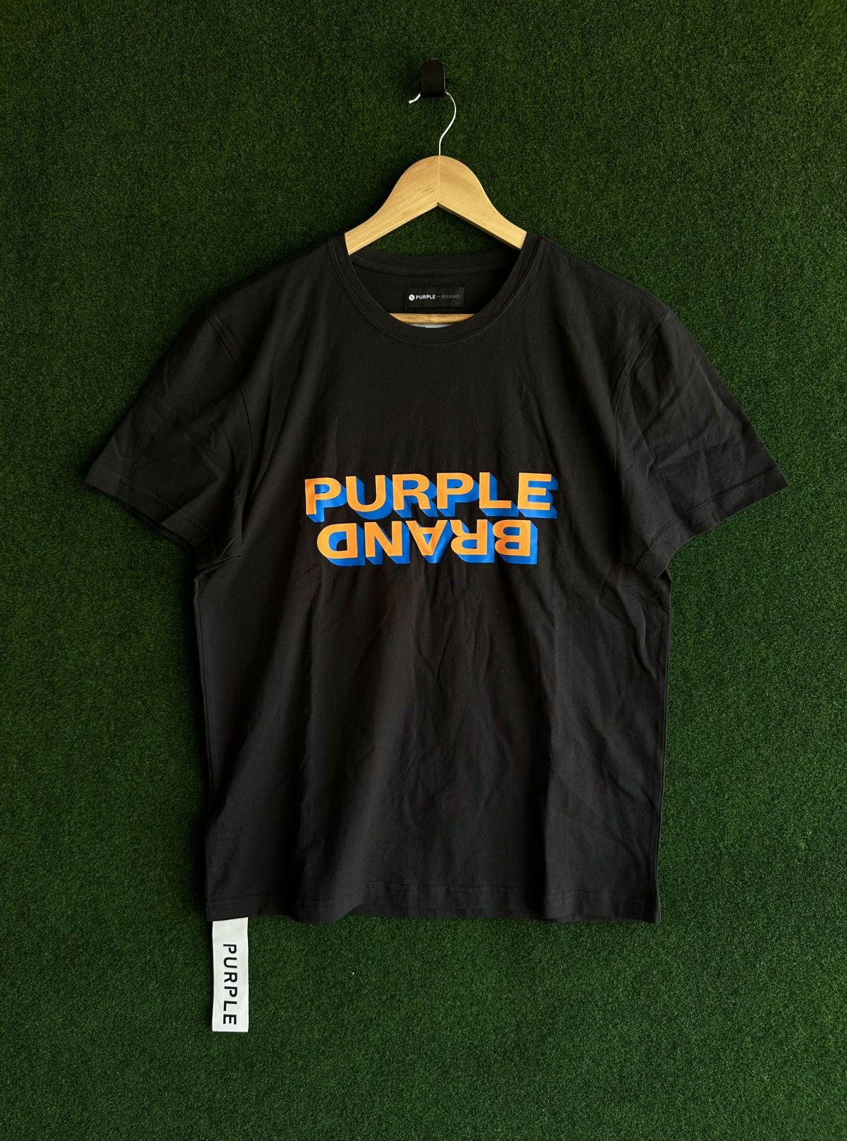 Purple Brand JERSEY SHORT SLEEVE TEE Black T-SHIRTS Size M Size US M / EU 48-50 / 2 - 1 Thumbnail