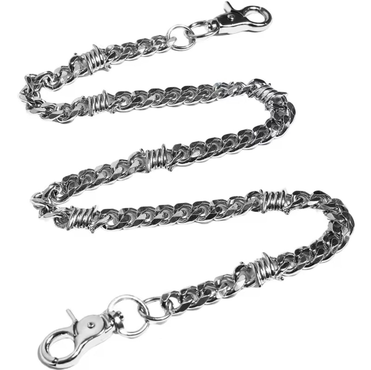 Vintage Round Clasp Cuban Wallet Chain Size ONE SIZE - 6 Thumbnail