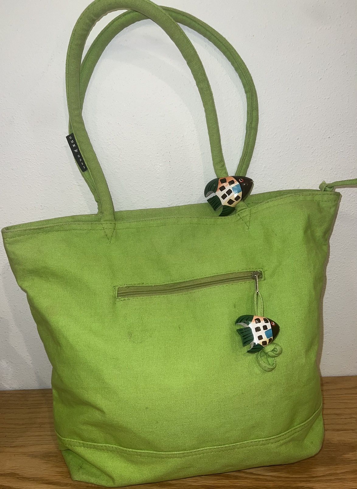 Vintage Vintage Sun n Sand Tropical Fish Tote Bag Size ONE SIZE - 1 Thumbnail