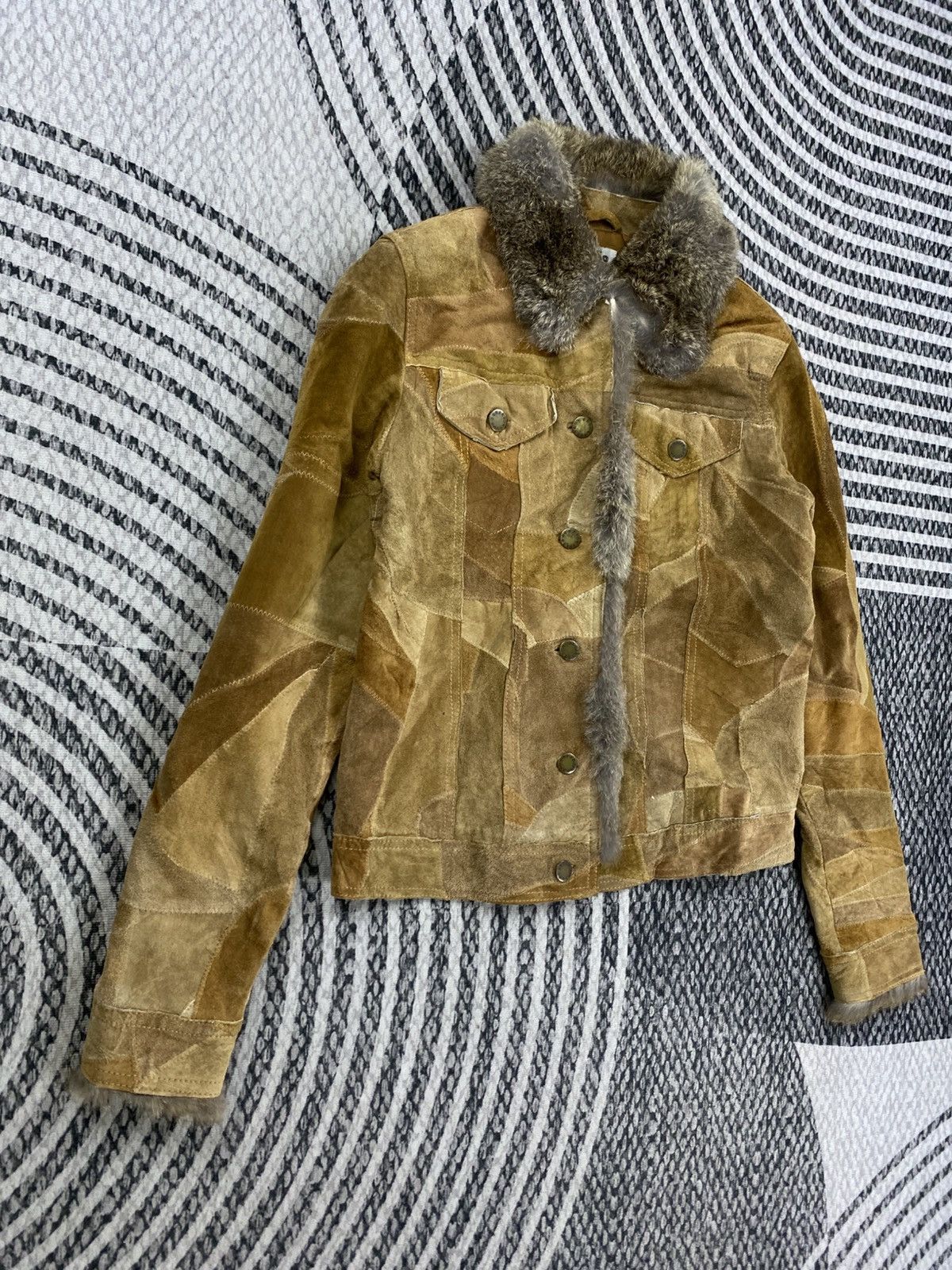 45rpm Vintage Indio Patchwork Leather Jacket Size US S / EU 44-46 / 1 - 3 Thumbnail