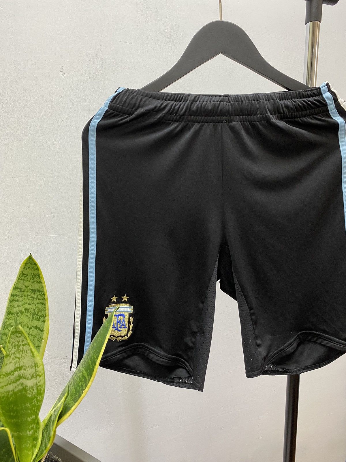 Adidas × Other × Vintage Adidas Soccer Shorts Argentina Home Kit Size US 30 / EU 46 - 3 Thumbnail