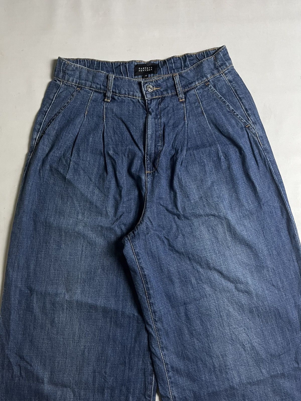 Needles 00s Barneys Newyork Baggy Big OL denim / Needles yohji style Size US 30 / EU 46 - 2 Thumbnail