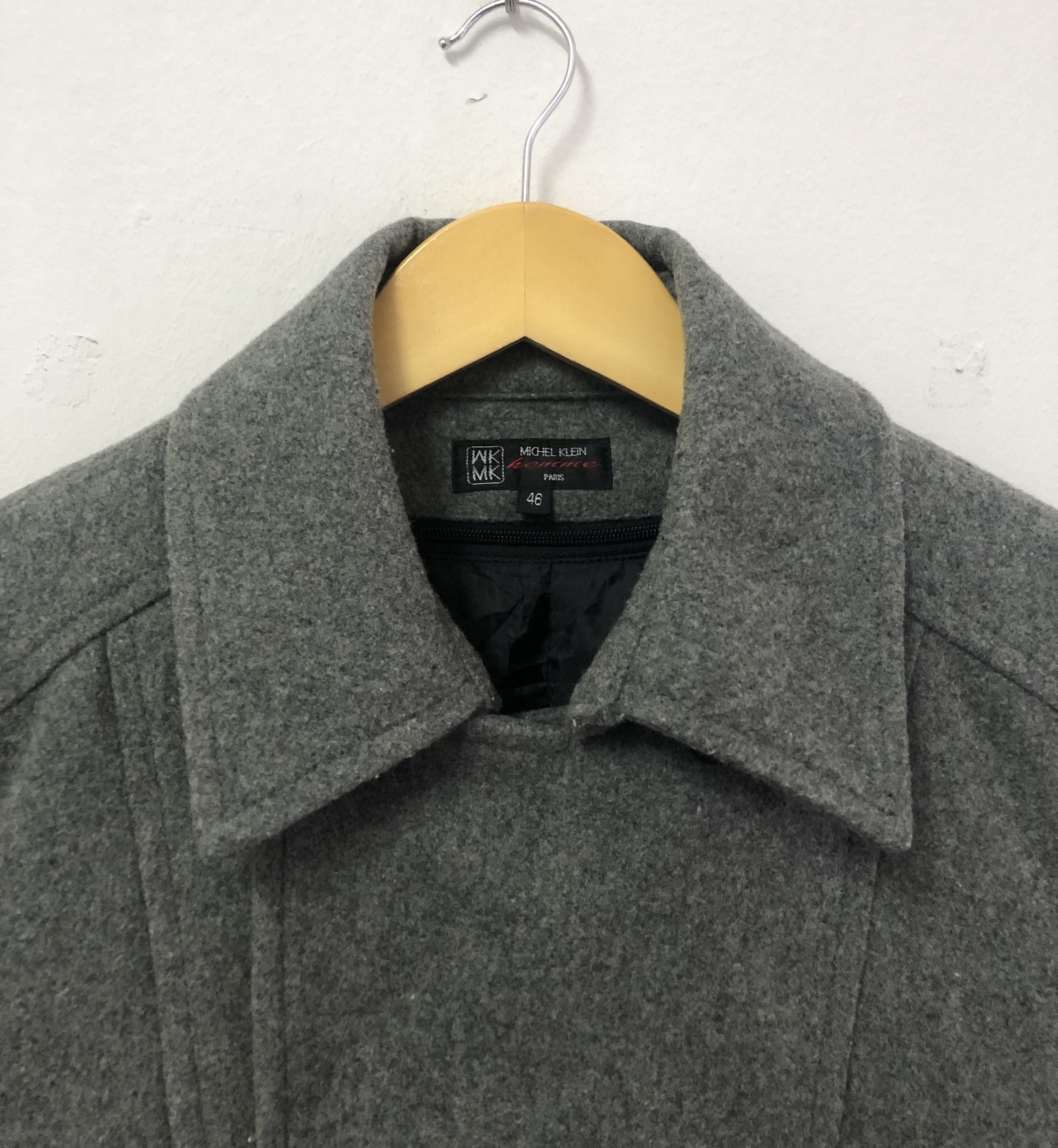 Michel Klein Vintage Michel Klein Wool Double Breast Pea Coat Jacket Size US S / EU 44-46 / 1 - 9 Thumbnail