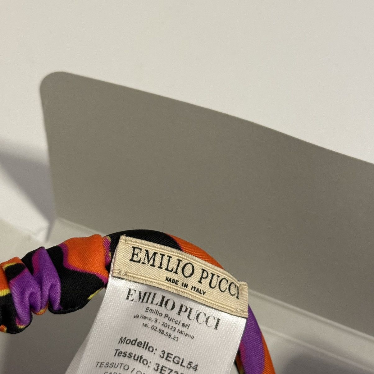 Emilio Pucci Emilio Pucci Multicoloured Headband Size ONE SIZE - 2 Thumbnail