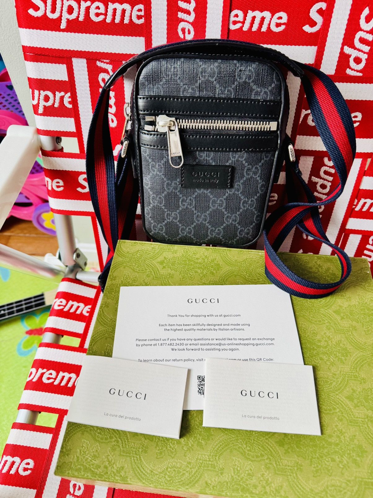 Gucci GG Black messenger Size ONE SIZE - 3 Thumbnail