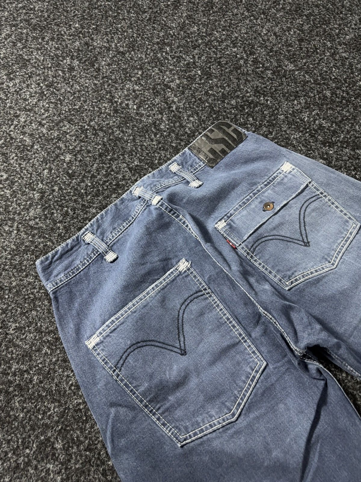 Levi's 00s Vintage Levi’s 880 Baggy Workwear Light Wash Denim Jeans Size US 31 - 17 Thumbnail