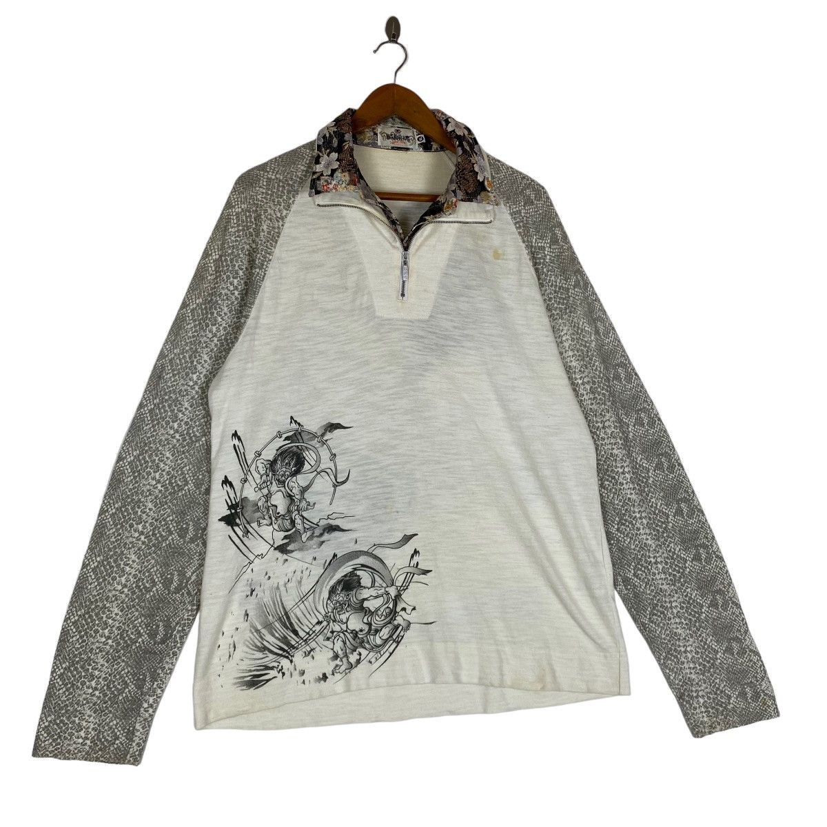Japanese Brand ✨Nice design Karakushi Tamashi japanese vintage motif shirt Size US M / EU 48-50 / 2 - 3 Thumbnail