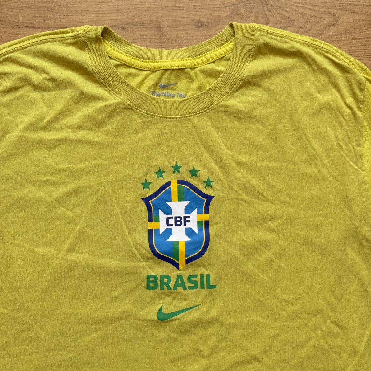 Nike Nike Brasil CBF T-Shirt Football Size US XL / EU 56 / 4 - 2 Thumbnail