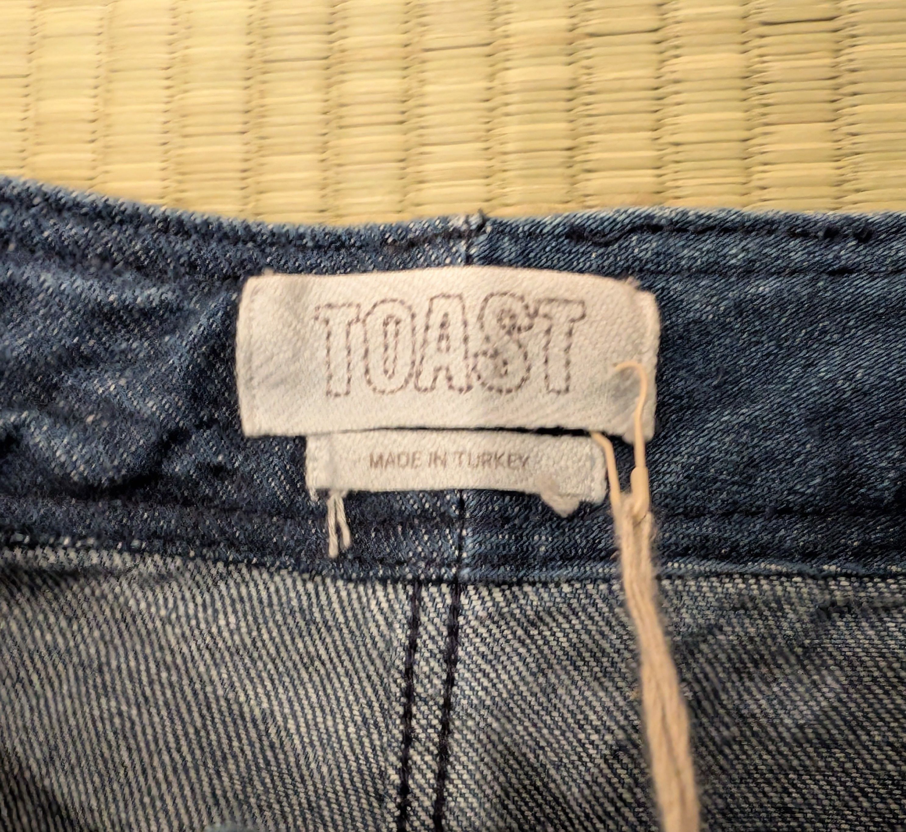 Other NWT Toast Indigo Denim Kick Flare Trousers Made in Turkey Size 26" / US 2 / IT 38 - 4 Thumbnail