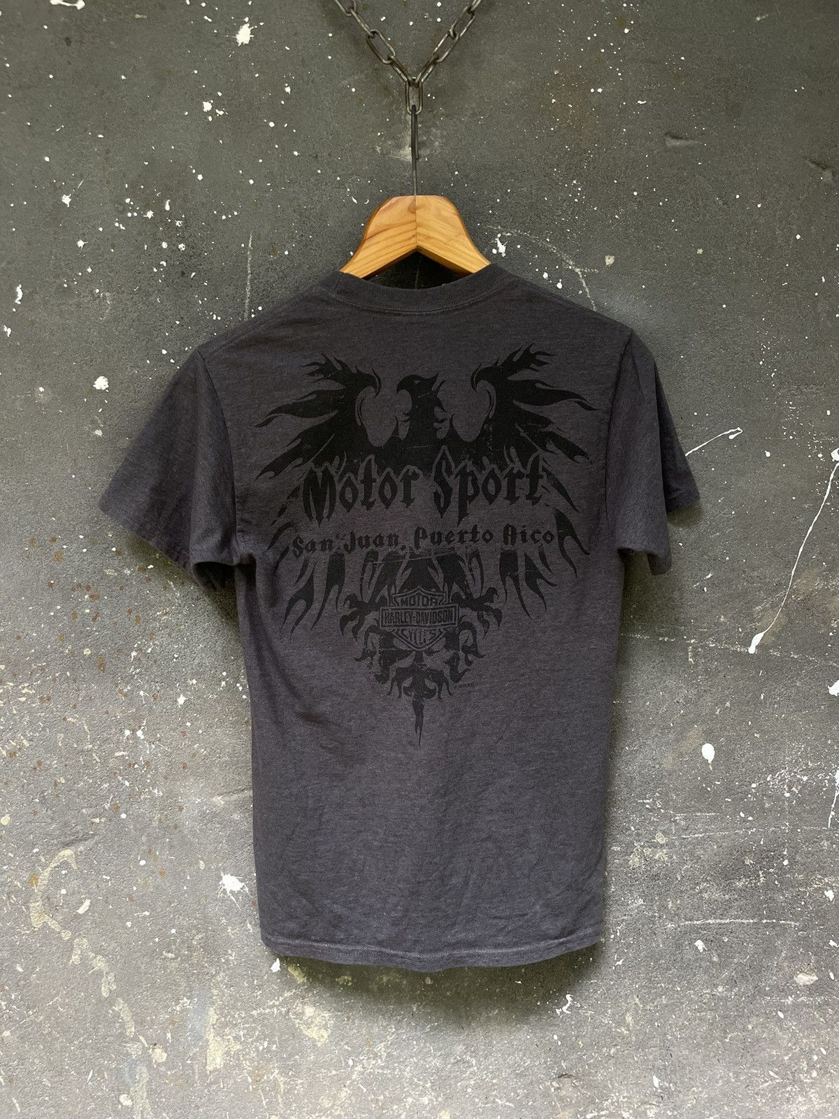 Harley Davidson Vintage Hanes Harley Davidson Zombie T-Shirt RARE Size US S / EU 44-46 / 1 - 2 Thumbnail
