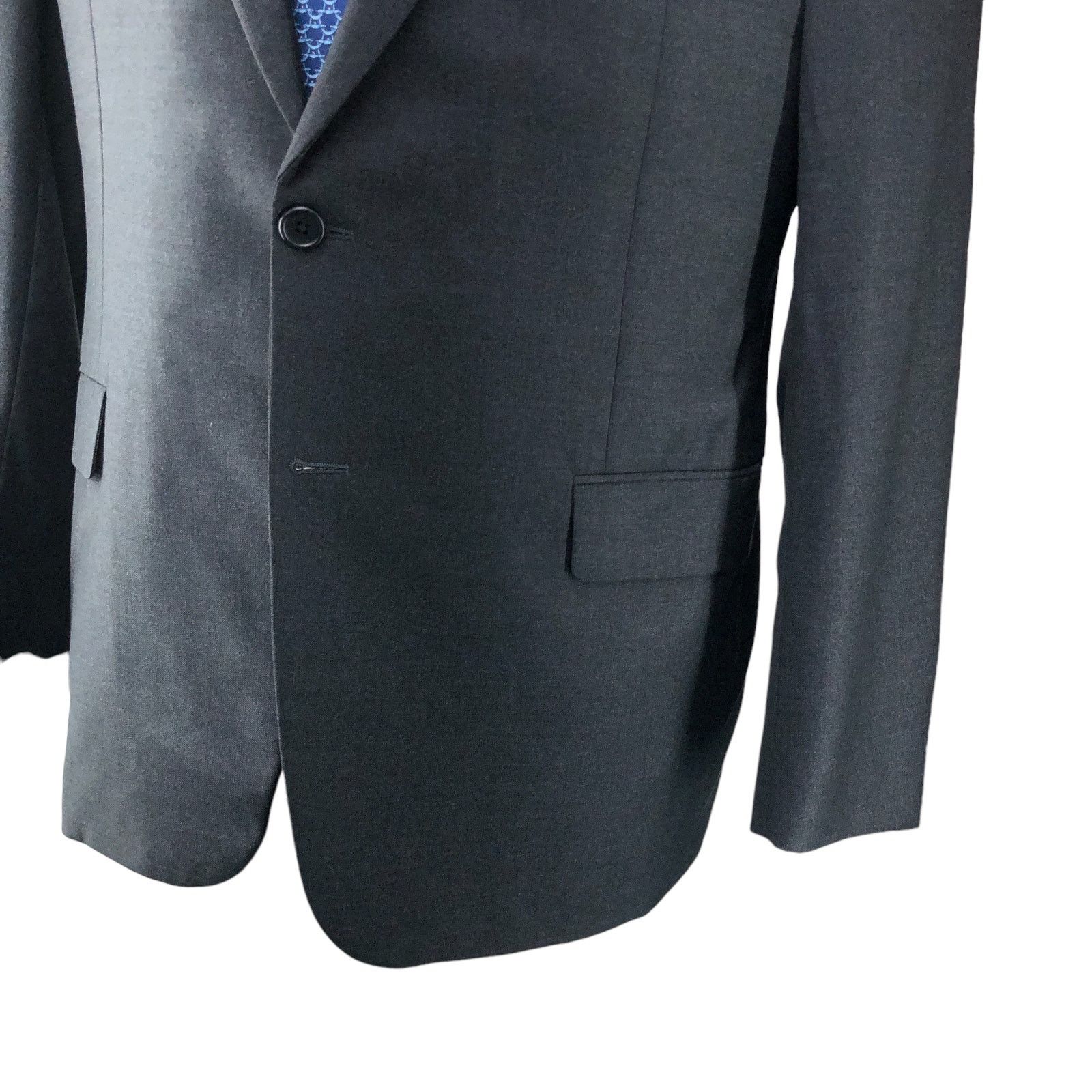 Hickey Freeman Hickey Freeman Mens 42R Sport Coat Legacy Fit Gray 2 Button Size 42R - 5 Thumbnail