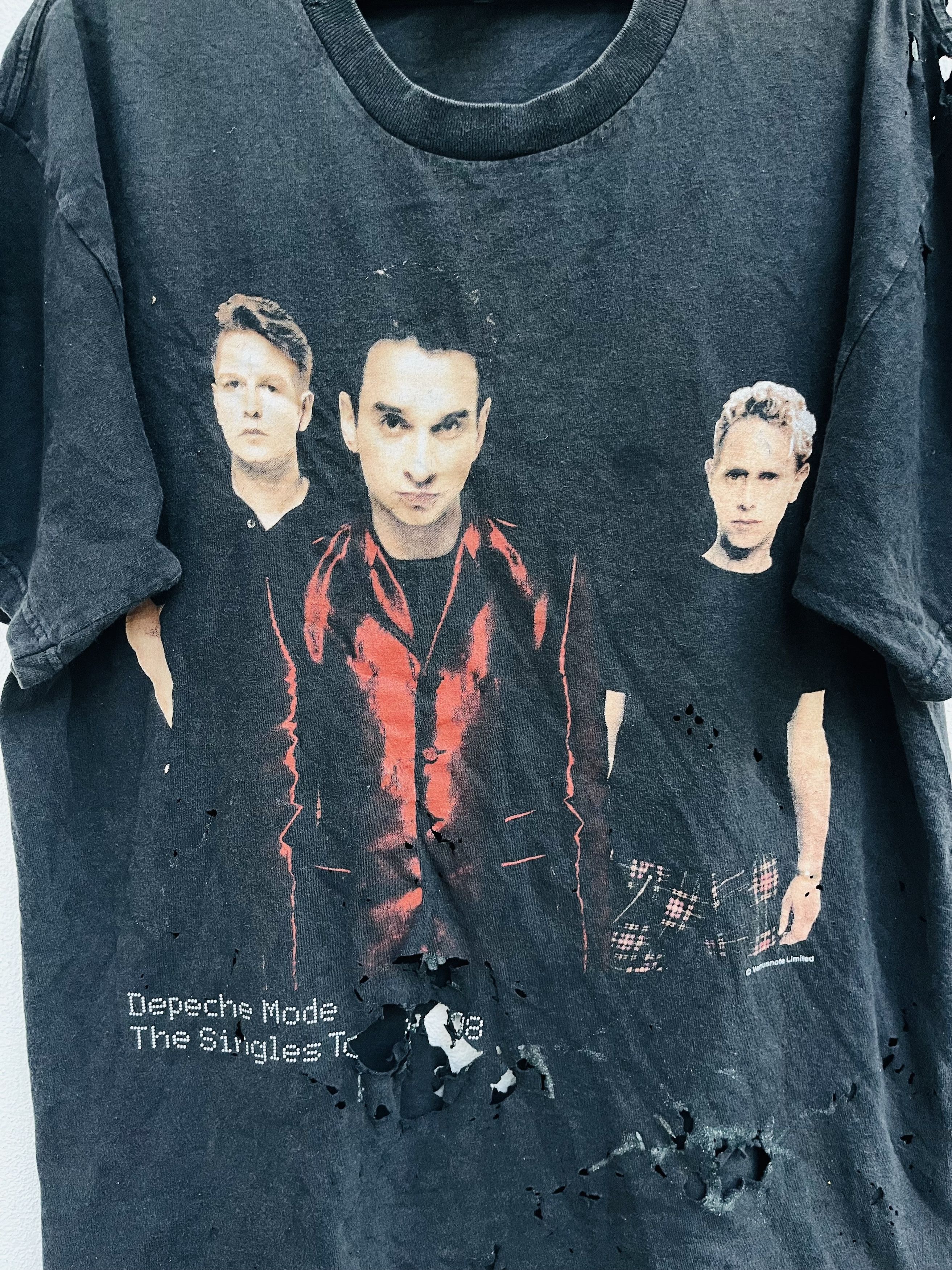 Band Tees × Vintage Vintage 90s Depeche Mode The Single Tour 86-98 Shirt Size US XL / EU 56 / 4 - 10 Thumbnail