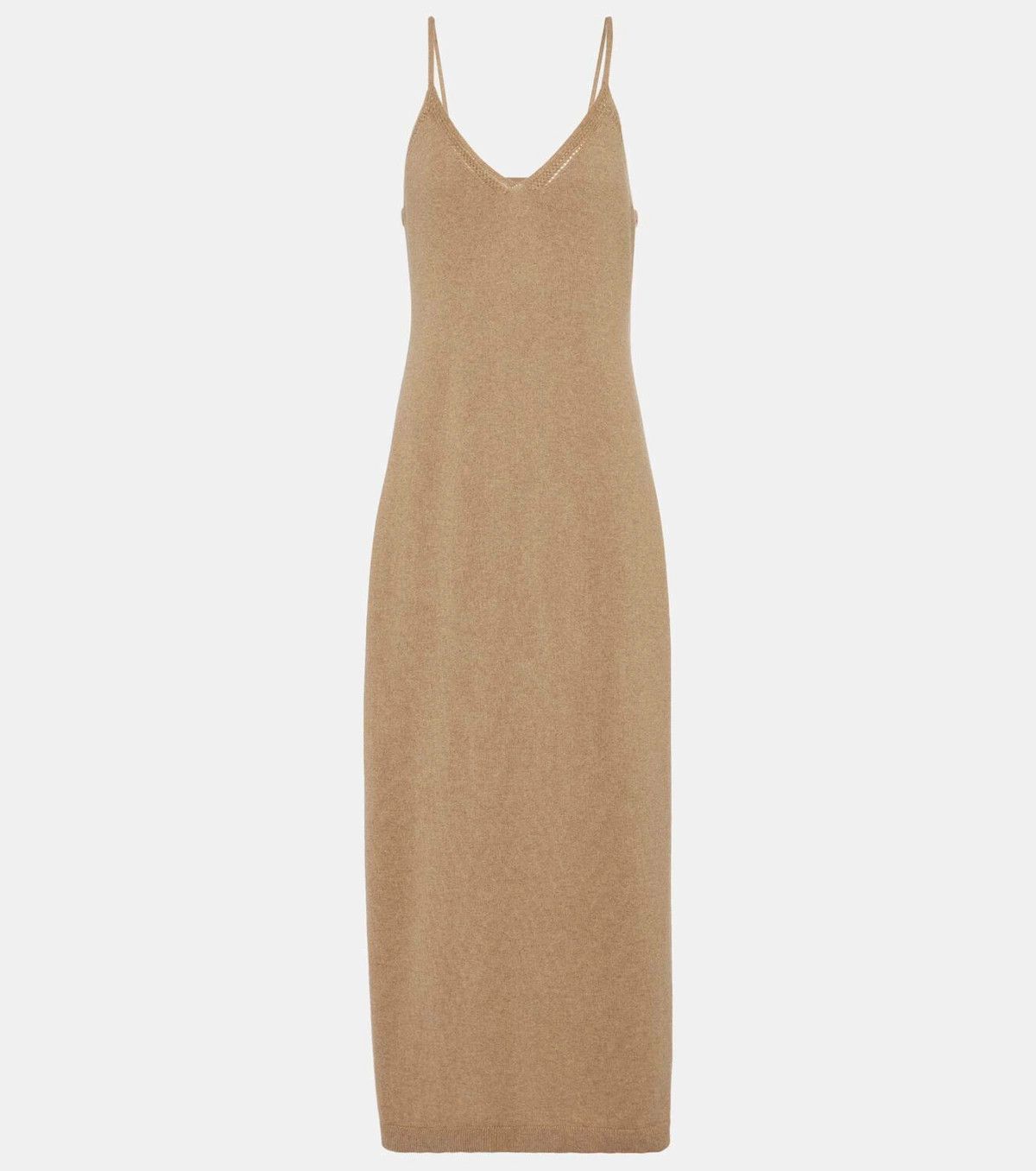 Loro Piana o1srvl11e1024 Cocooning Baby Cashmere Maxi Dress in Brown Size M / US 6-8 / IT 42-44 - 1 Thumbnail