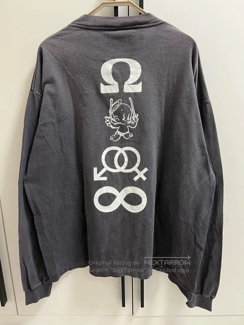 Saint Michael Saint Michael Candle sulfide dyeing old long sleeves Size US XL / EU 56 / 4 - 2 Thumbnail