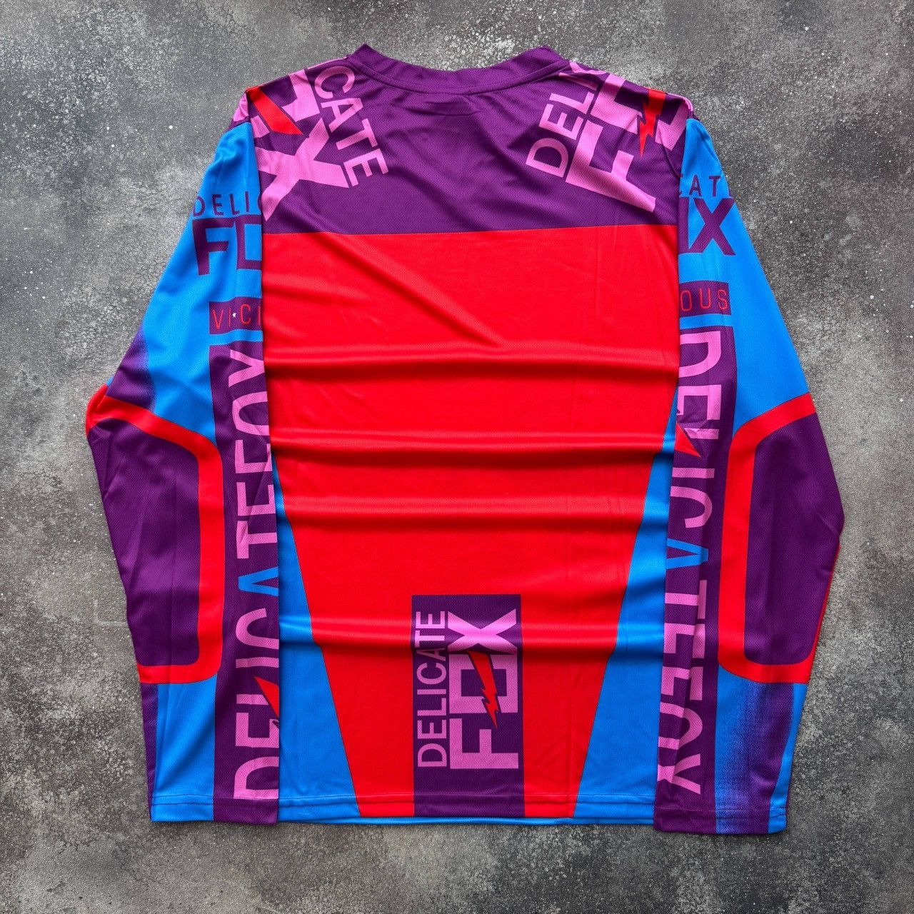 20471120 Y2K Fox Moto Biker Racing Jersey Size US XL / EU 56 / 4 - 7 Thumbnail