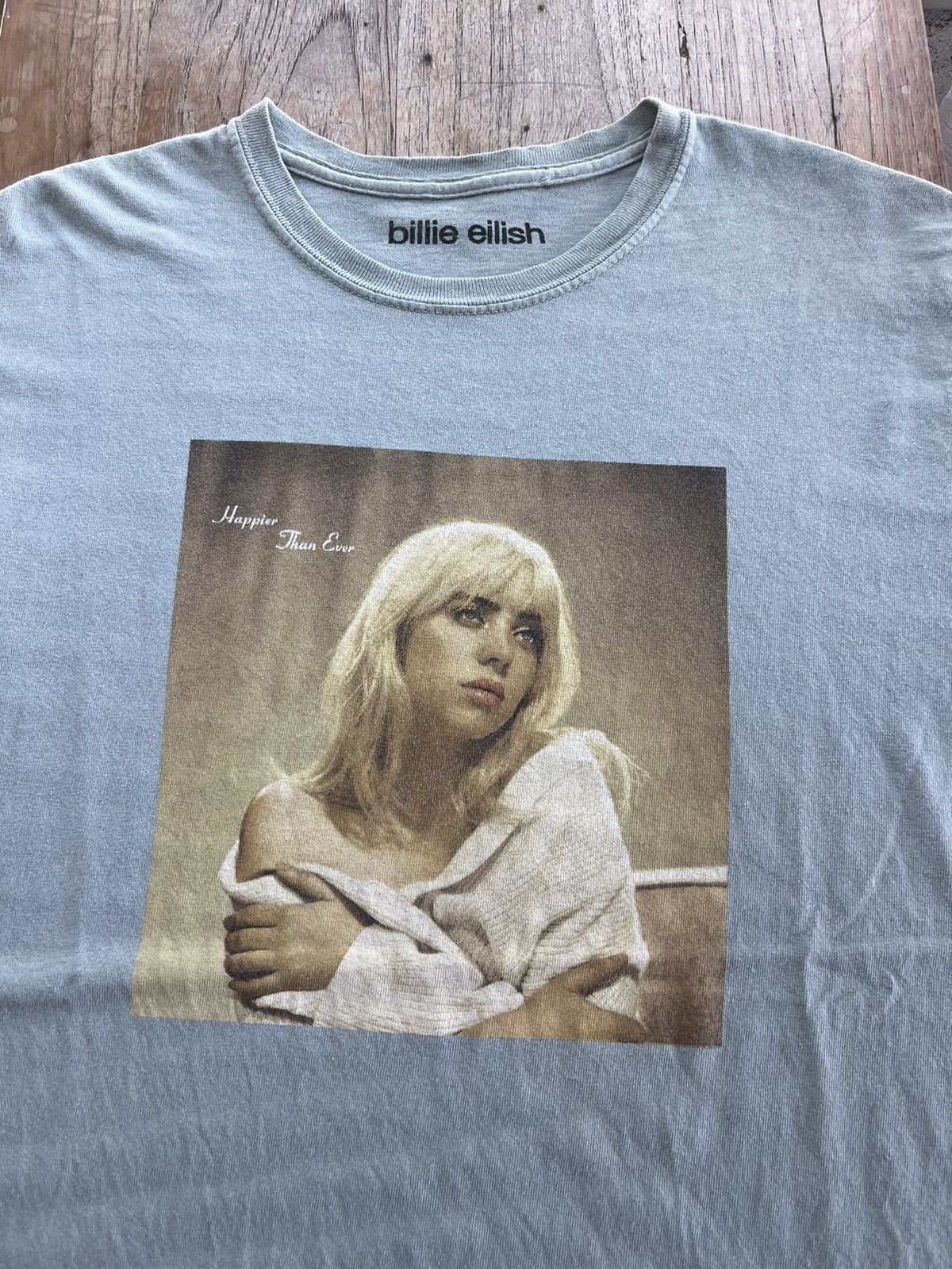 Band Tees × Billie Eilish Billie Eilish Happier Than Ever Photo Tshirt Size US M / EU 48-50 / 2 - 3 Thumbnail