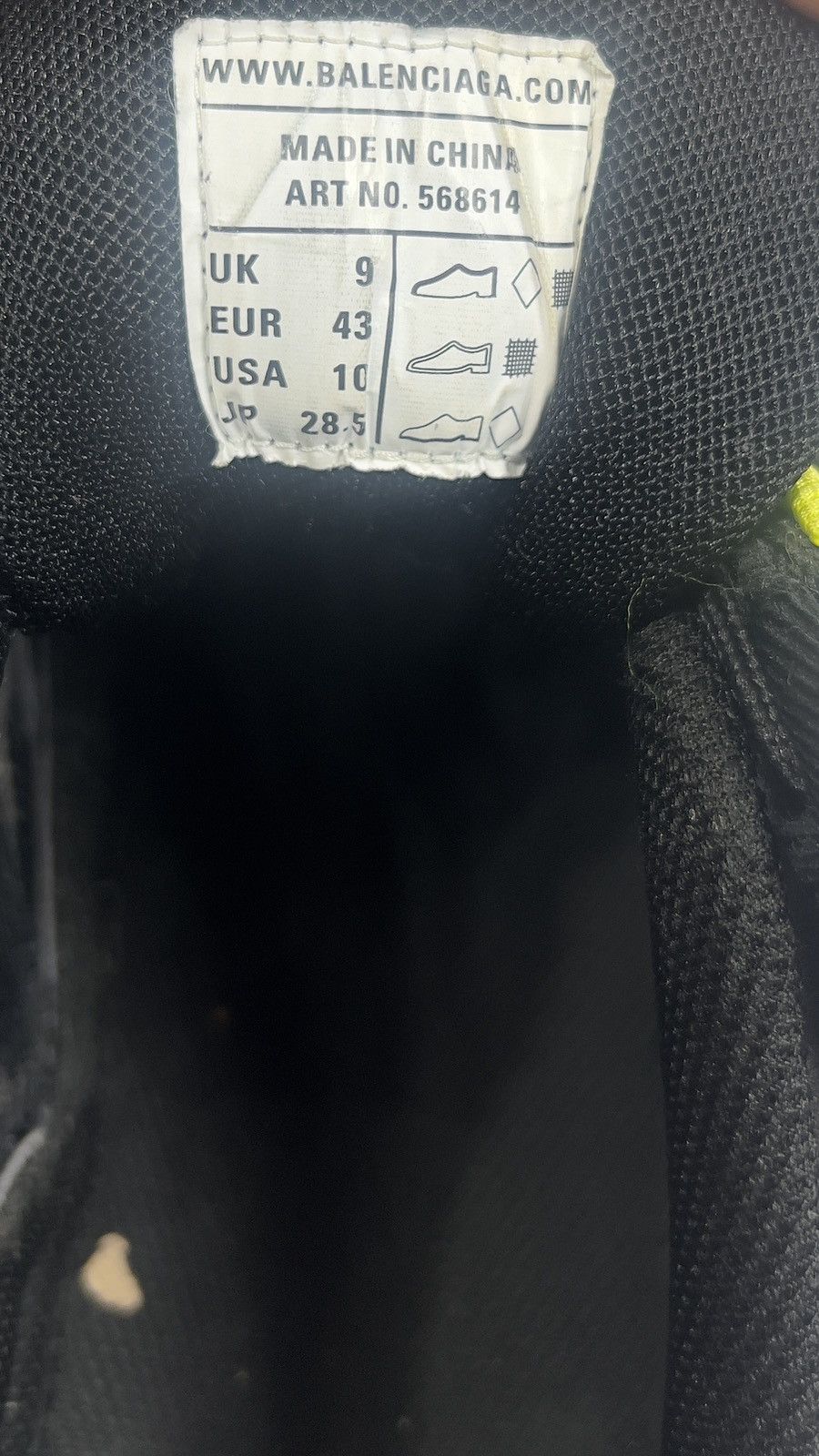 Balenciaga Balenciaga Track 2 Sneakers Black/Neon Green Men’s Size 43 Size US 10 / EU 43 - 10 Thumbnail