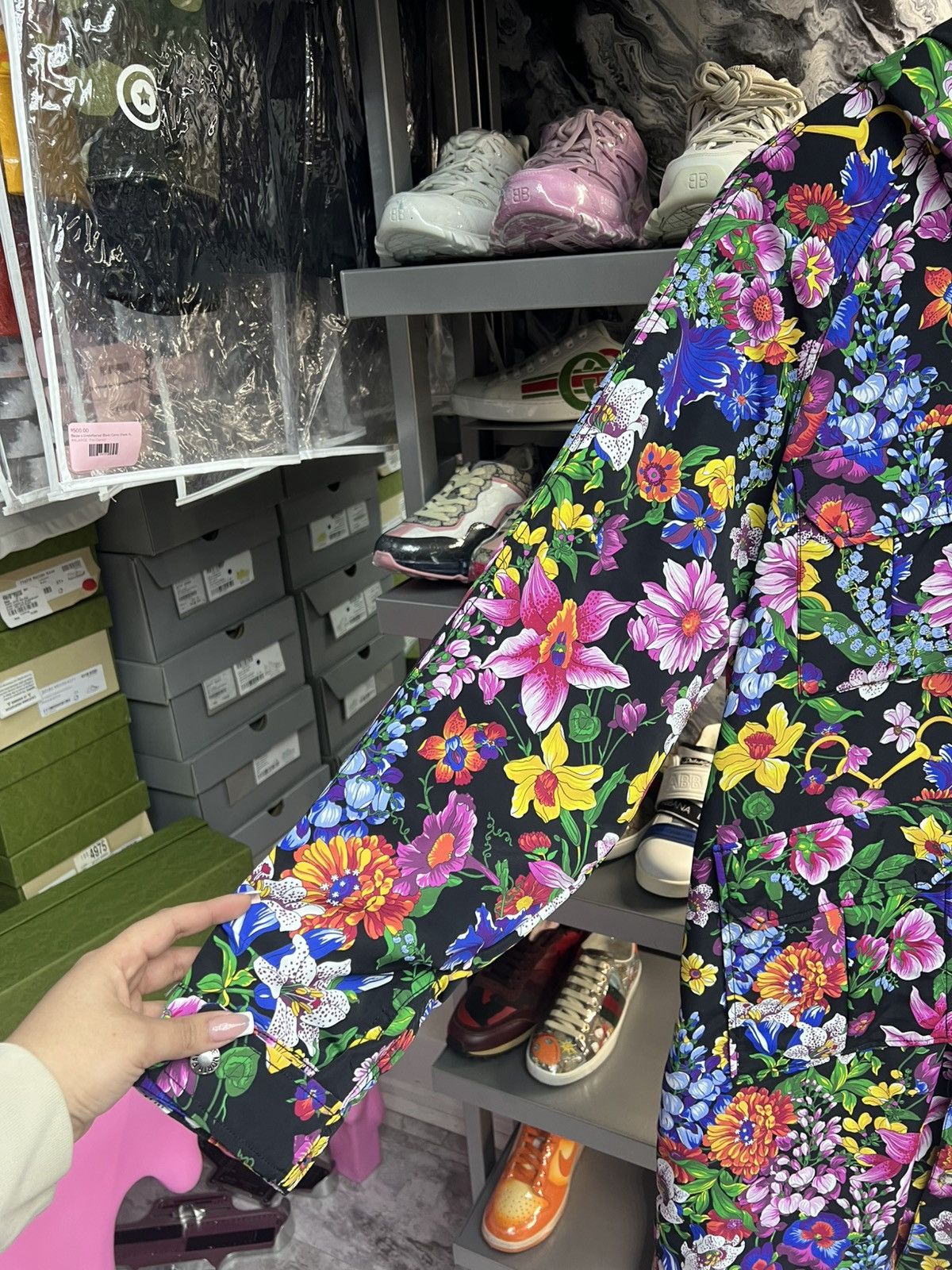Gucci Gucci x Northface Floral Trench Coat Size M / US 6-8 / IT 42-44 - 4 Thumbnail