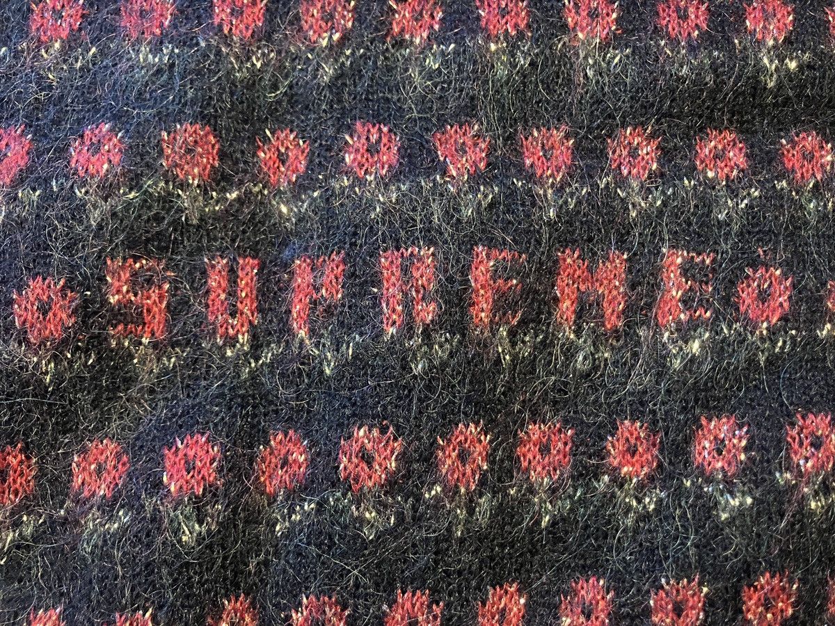 Supreme Flowers Metallic Sweater