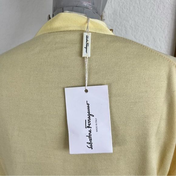 Salvatore Ferragamo × Vintage Salvatore Ferragamo Virgin Logo Buttons Grosgrain Patch Pock Size S / US 4 / IT 40 - 7 Thumbnail