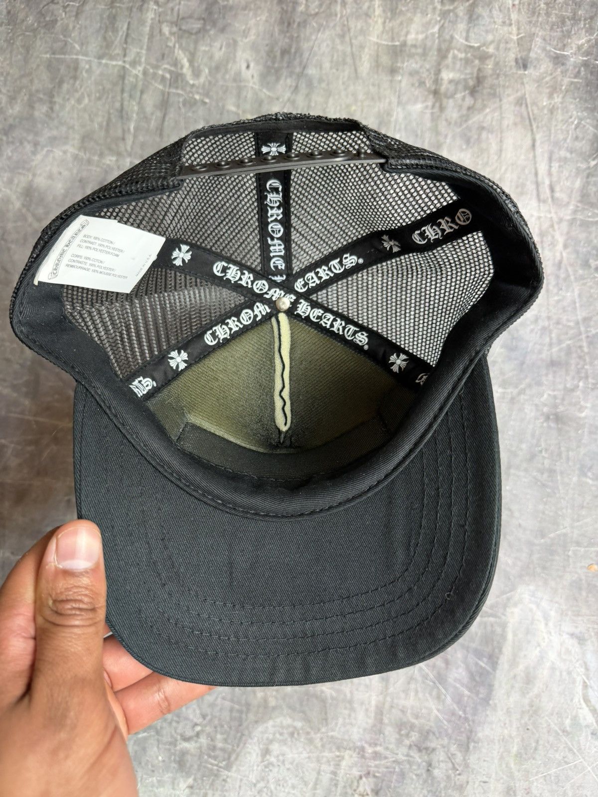 Chrome Hearts Chrome Hearts Hollywood Fuck Trucker Hat Size ONE SIZE - 5 Thumbnail