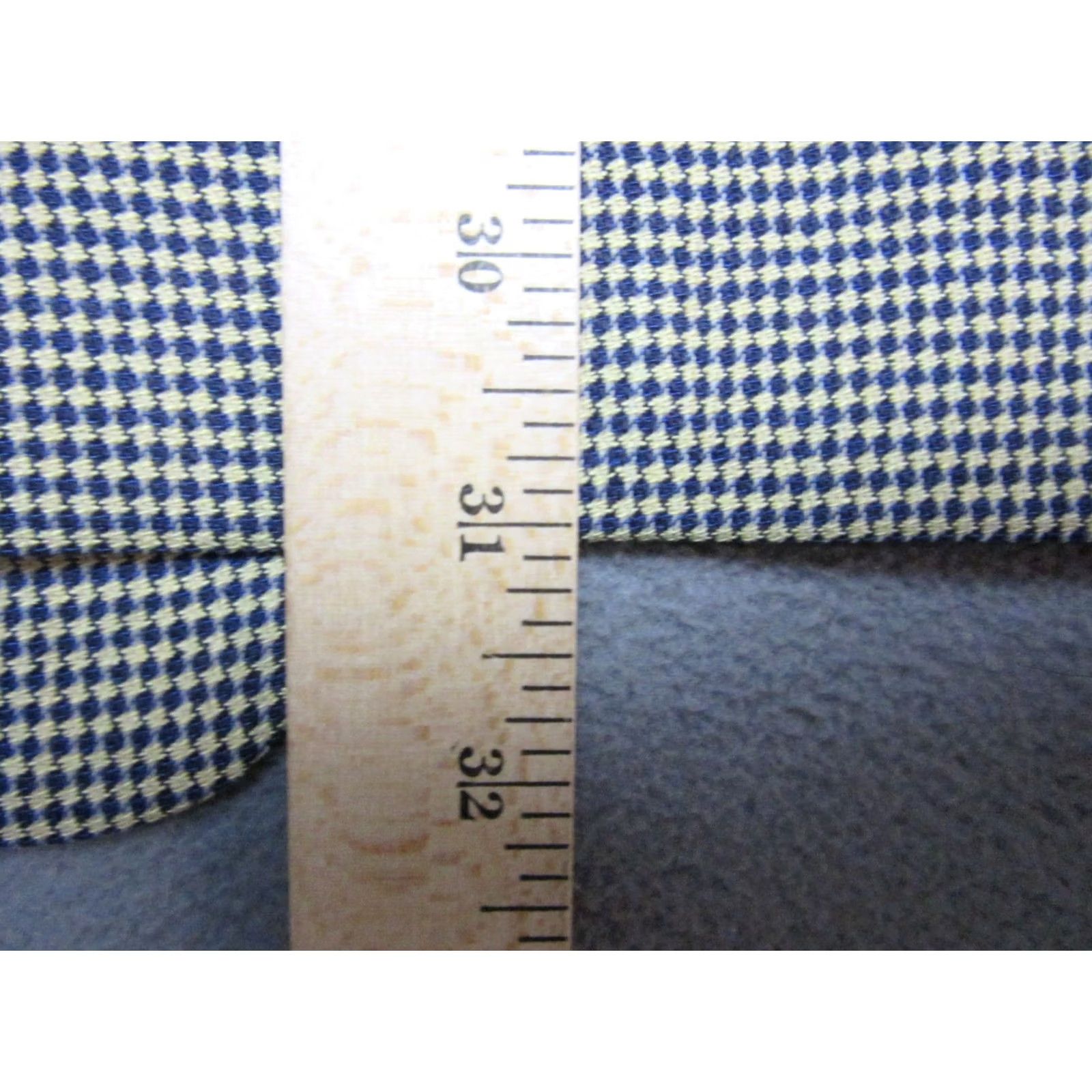 Ermenegildo Zegna Ermenegildo Zegna Sport Coat Blazer Mens 50 Beige Blue Micro Check Silk Wool Size 50R - 4 Thumbnail