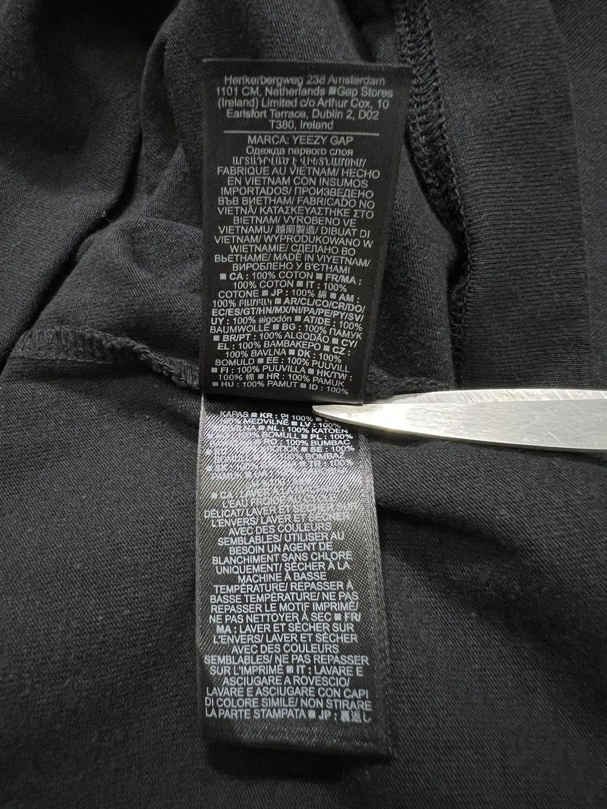 Balenciaga × Gap × Kanye West Yeezy - Gap - Engineered by Balenciaga - Dove 3/4 Sleeve Tee Size US M / EU 48-50 / 2 - 16 Thumbnail